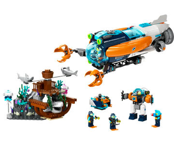 LEGO CITY 60379 Deep-Sea Explorer Submarine Playset