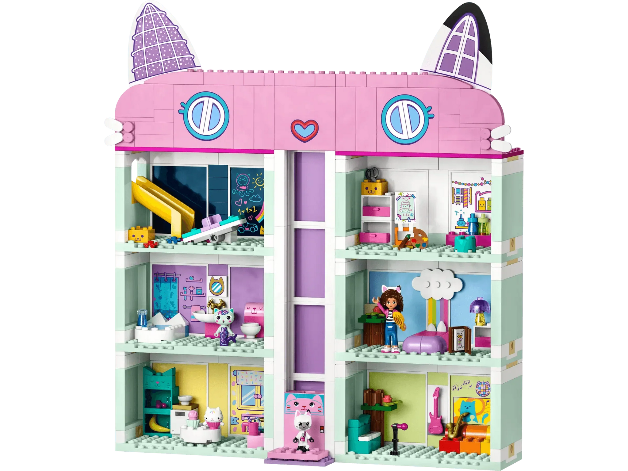 LEGO Gabby's Dollhouse 10788 - 8-Room Playhouse for Kids 4+