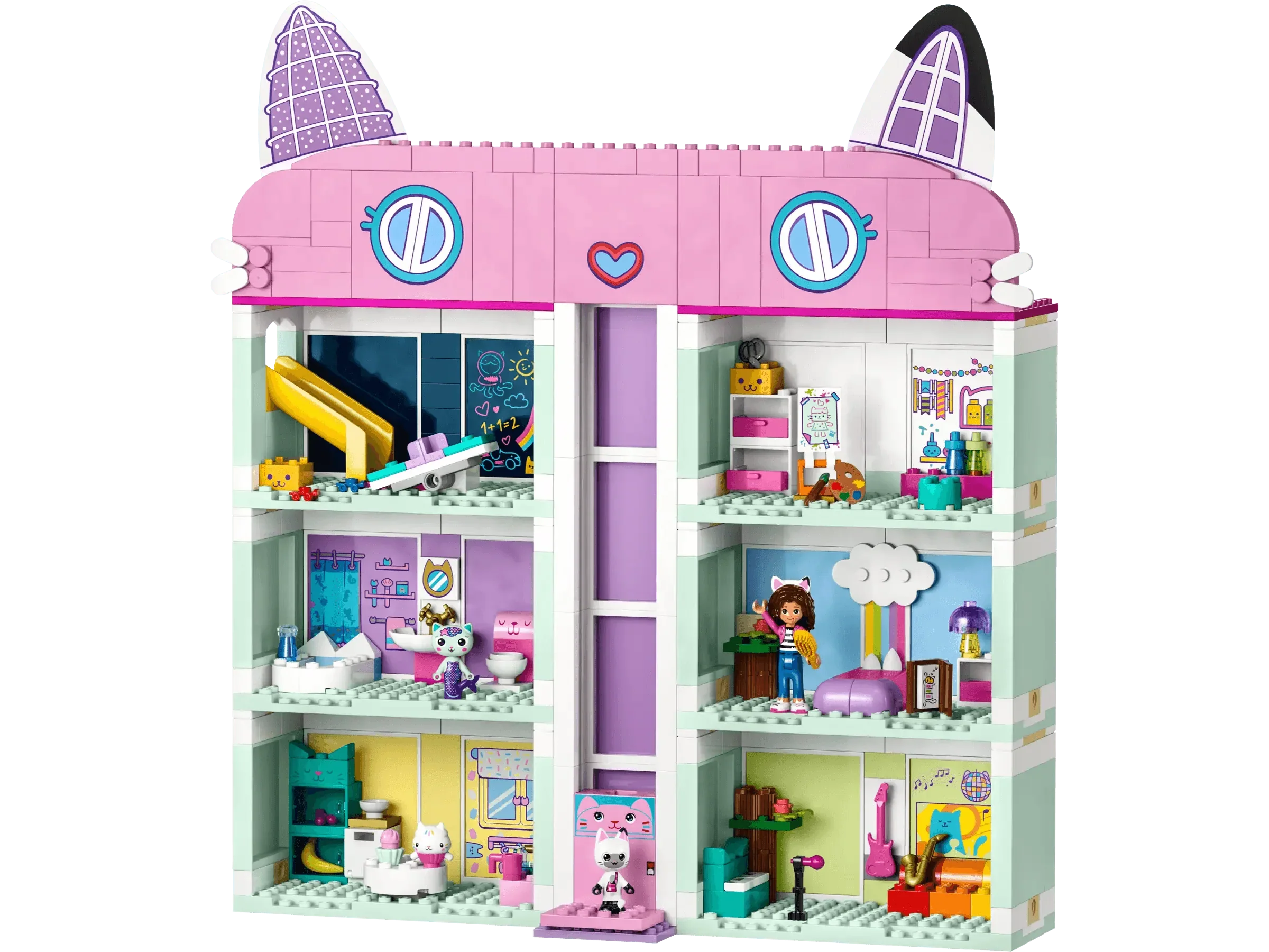 LEGO Gabby's Dollhouse 10788 - 8-Room Playhouse for Kids 4+