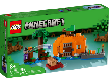 LEGO Minecraft The Pumpkin Farm Set 21248 for Kids 8+