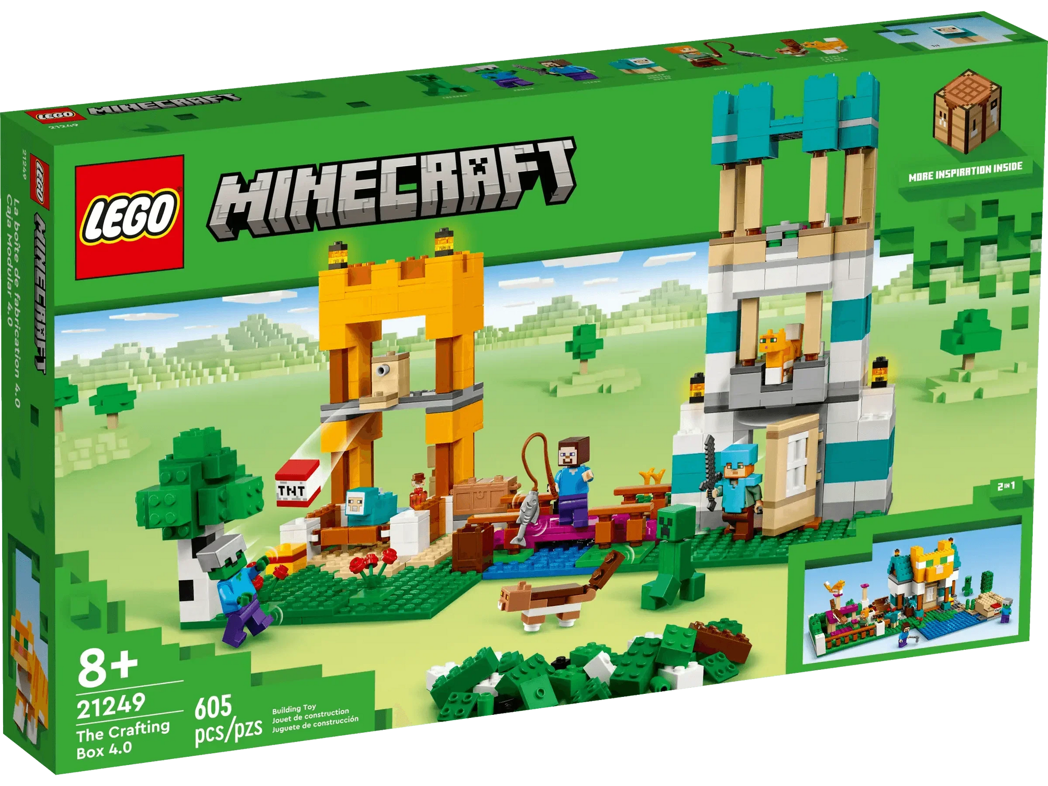 LEGO Minecraft The Crafting Box 4.0 - 2-in-1 Playset