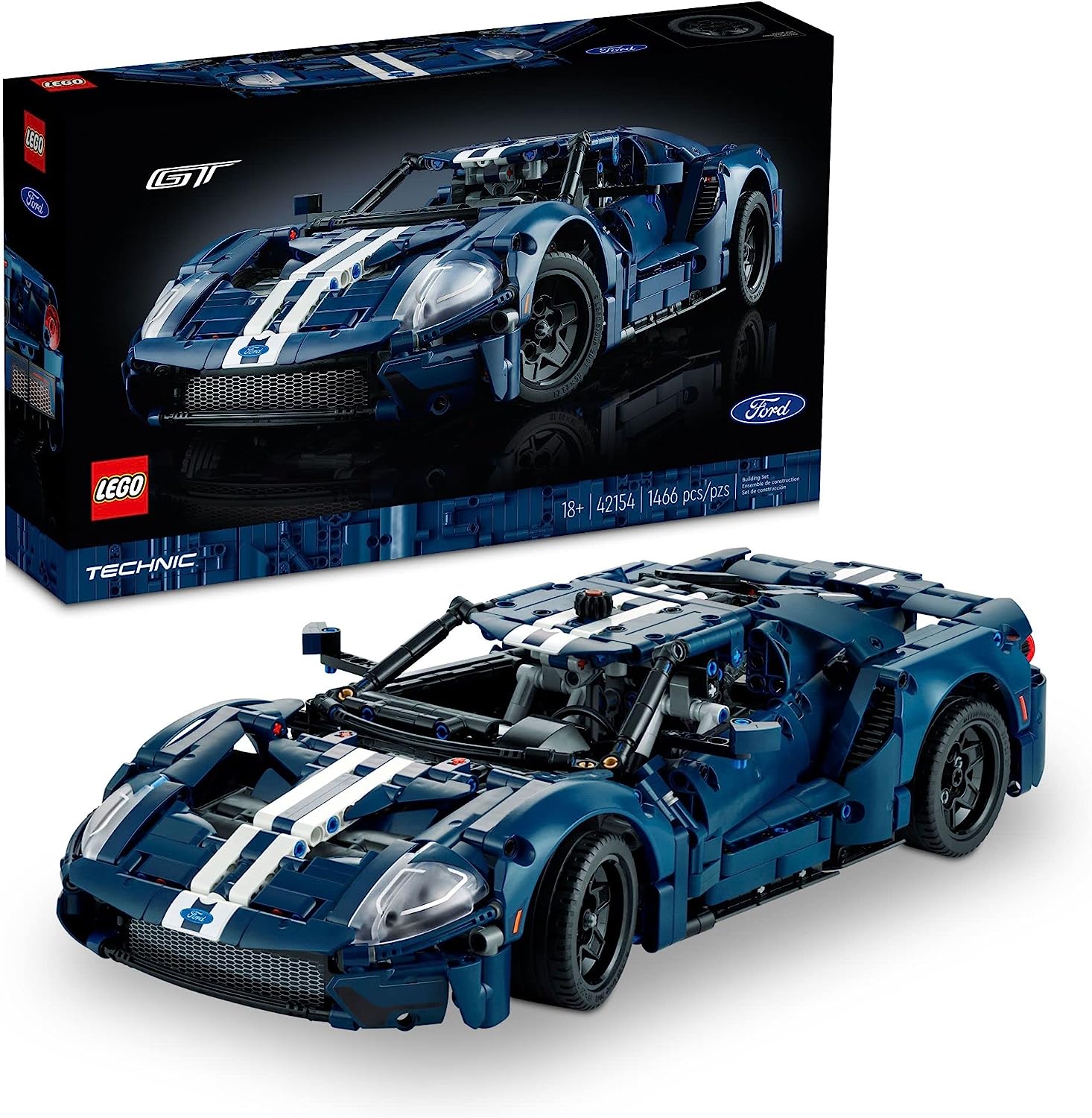 LEGO Technic Ford GT 42154 Model Kit 1:12 Scale