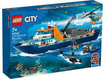 LEGO CITY Arctic Explorer Ship 60368 with Helicopter & ROV