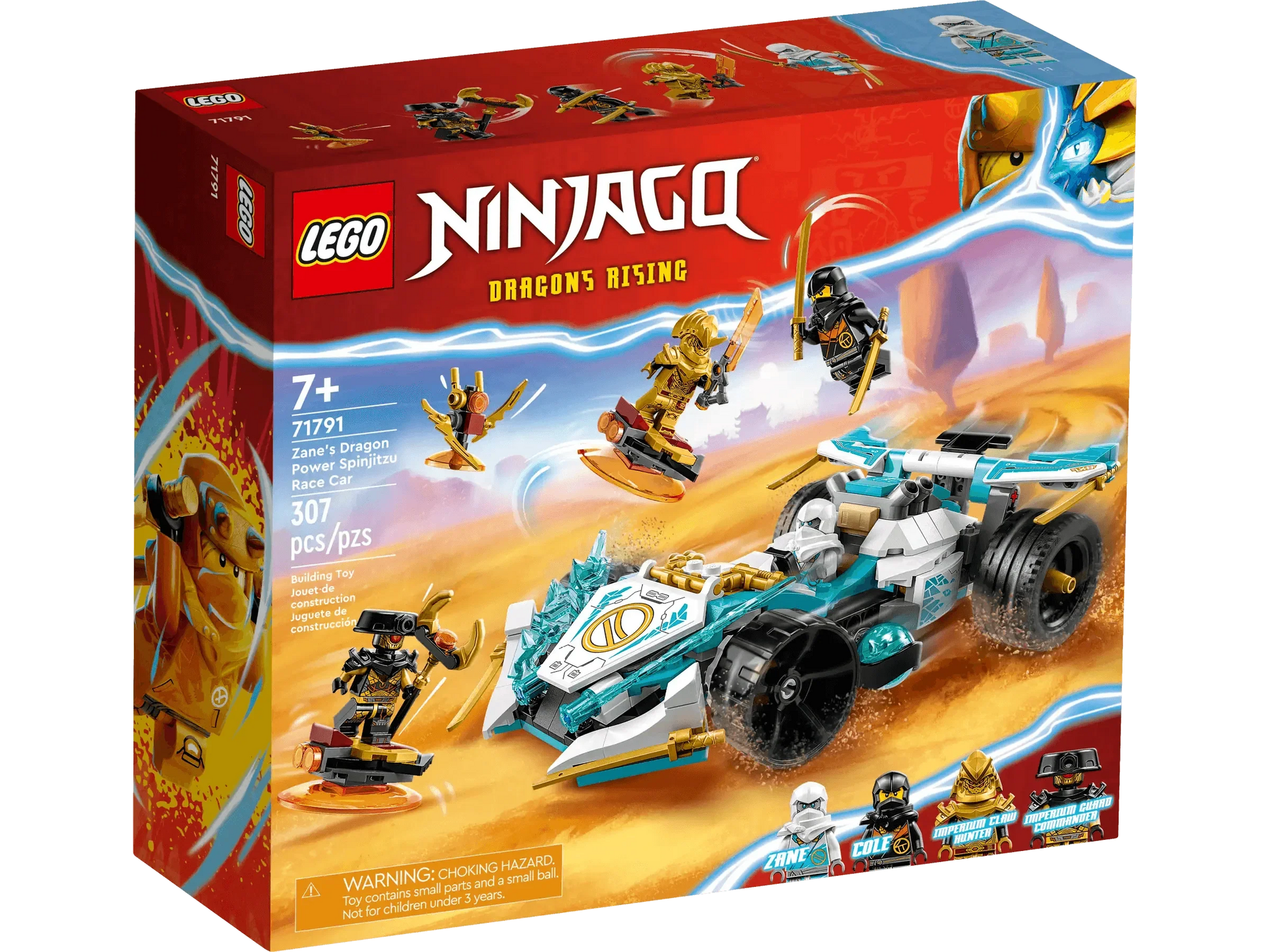 LEGO Ninjago Zane's Dragon Power Spinjitzu Race Car 71791