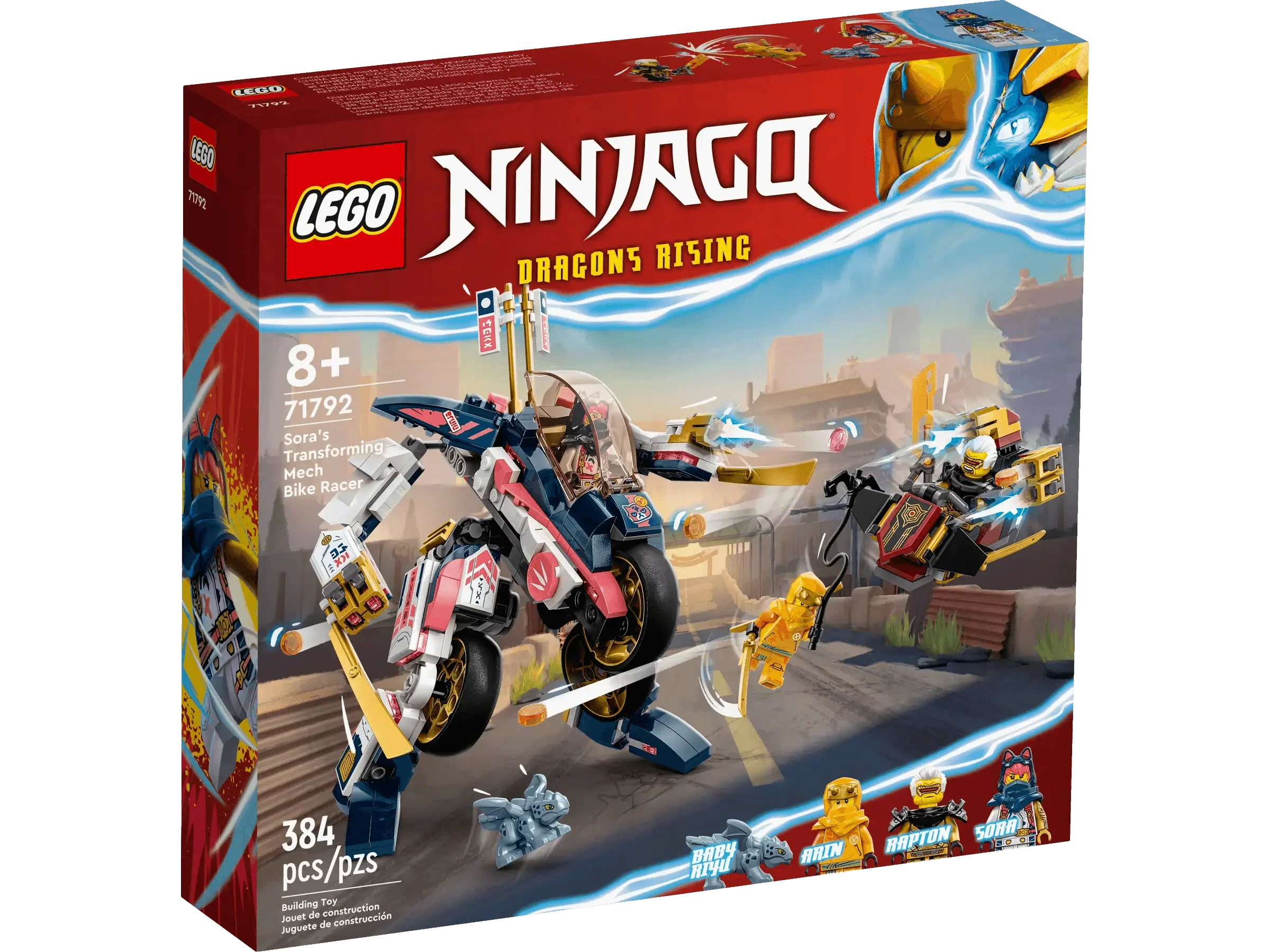 LEGO Ninjago 71792 Sora's Transforming Mech Bike Racer