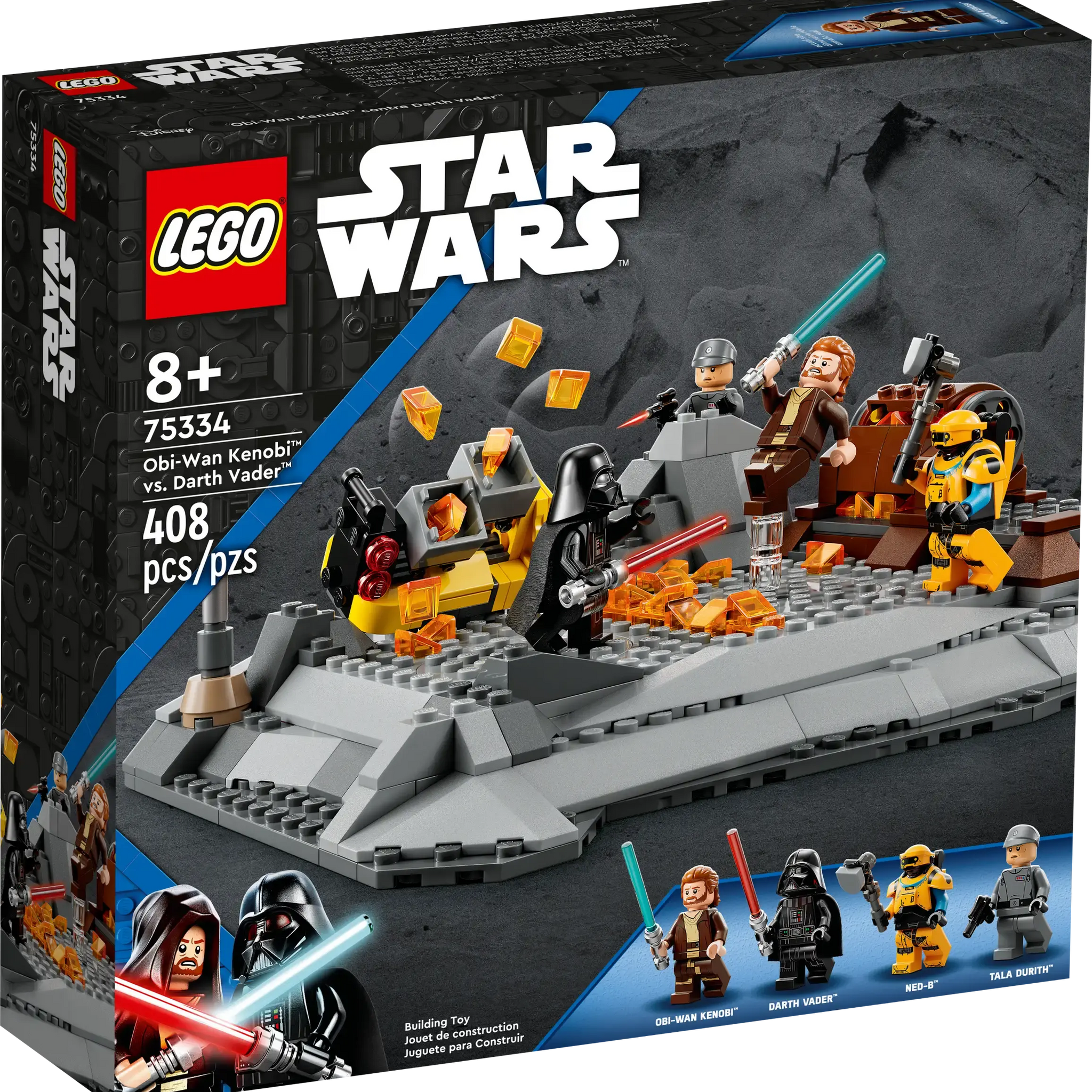 LEGO 75334 Star Wars Obi-Wan vs Darth Vader Battle Set