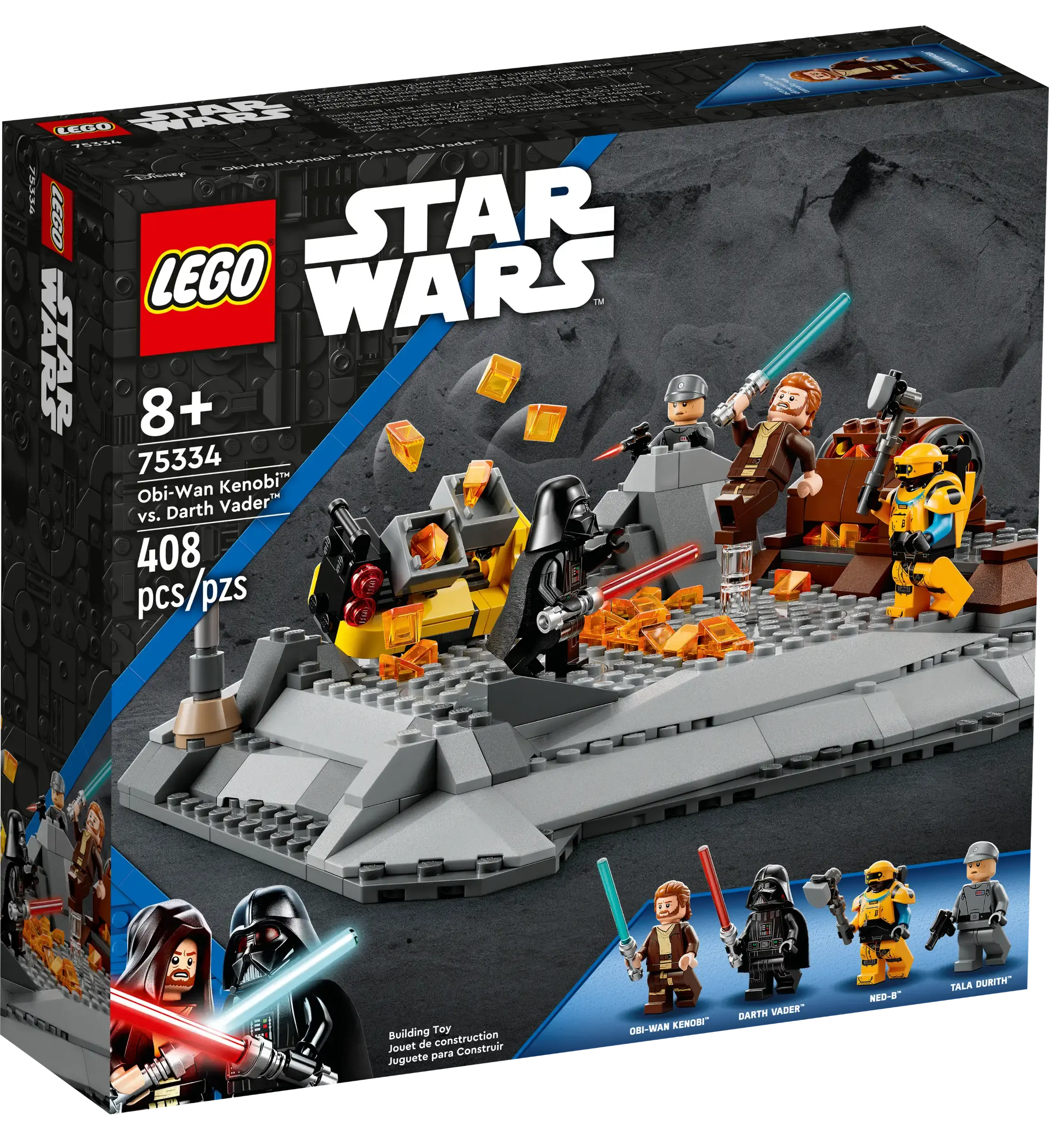 LEGO 75334 Star Wars Obi-Wan vs Darth Vader Battle Set