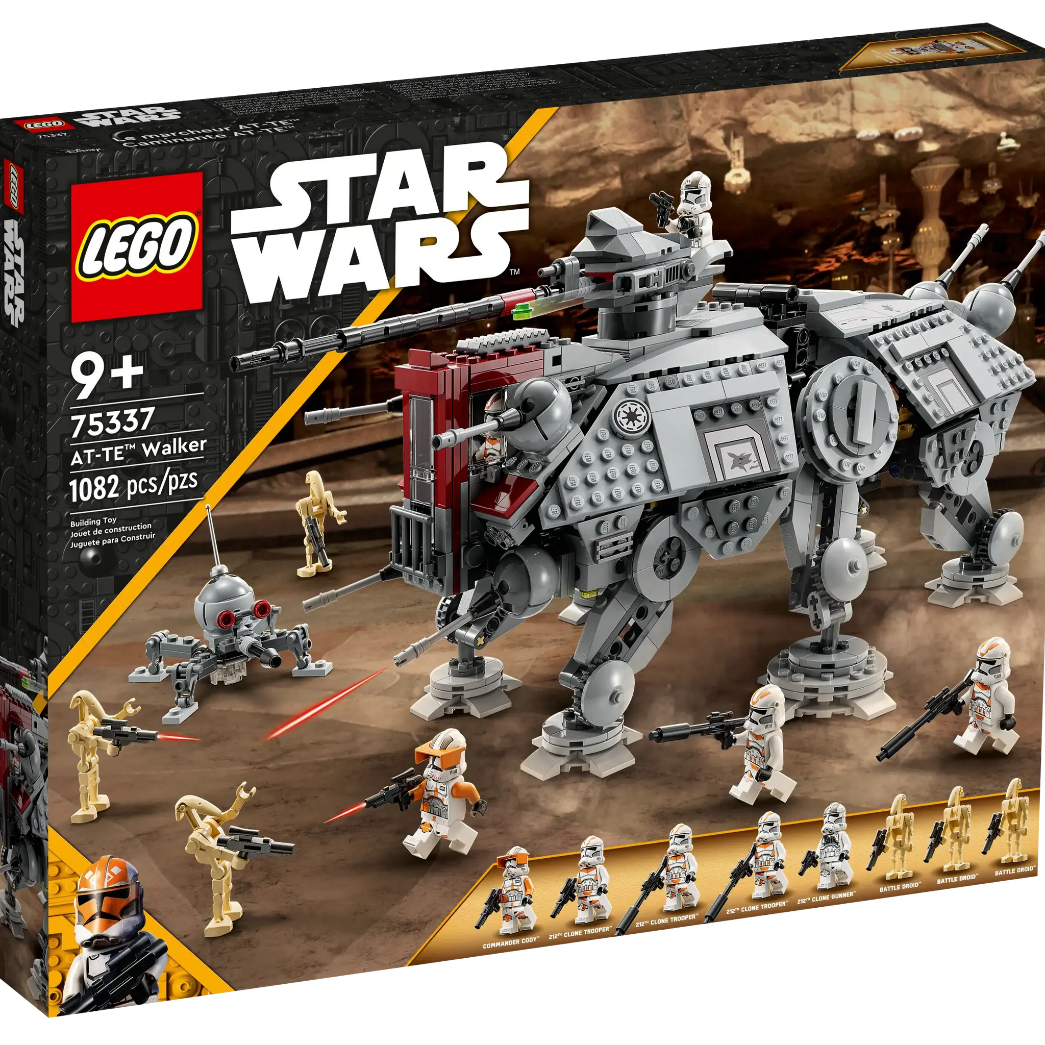 LEGO 75337 Star Wars AT-TE Walker Building Toy Set