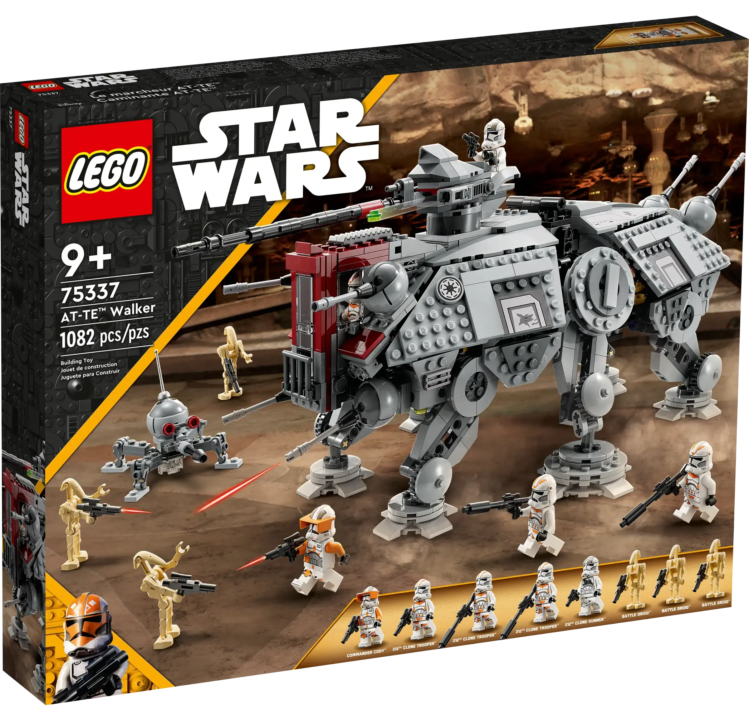 LEGO 75337 Star Wars AT-TE Walker Building Toy Set