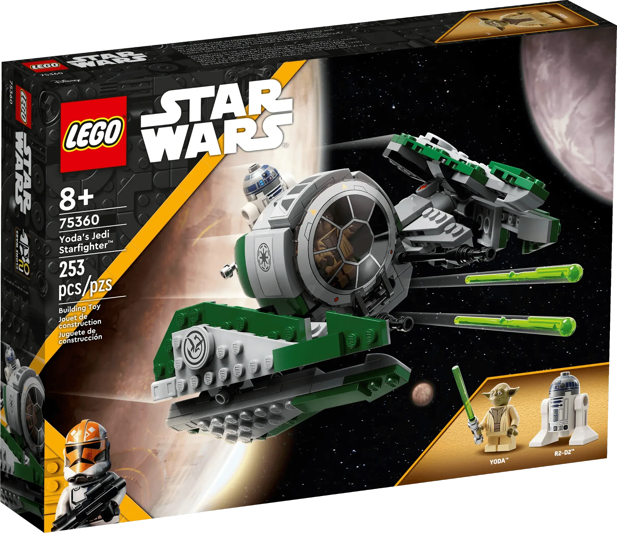 LEGO STAR WARS 75360 Yoda's Jedi Starfighter™ Set
