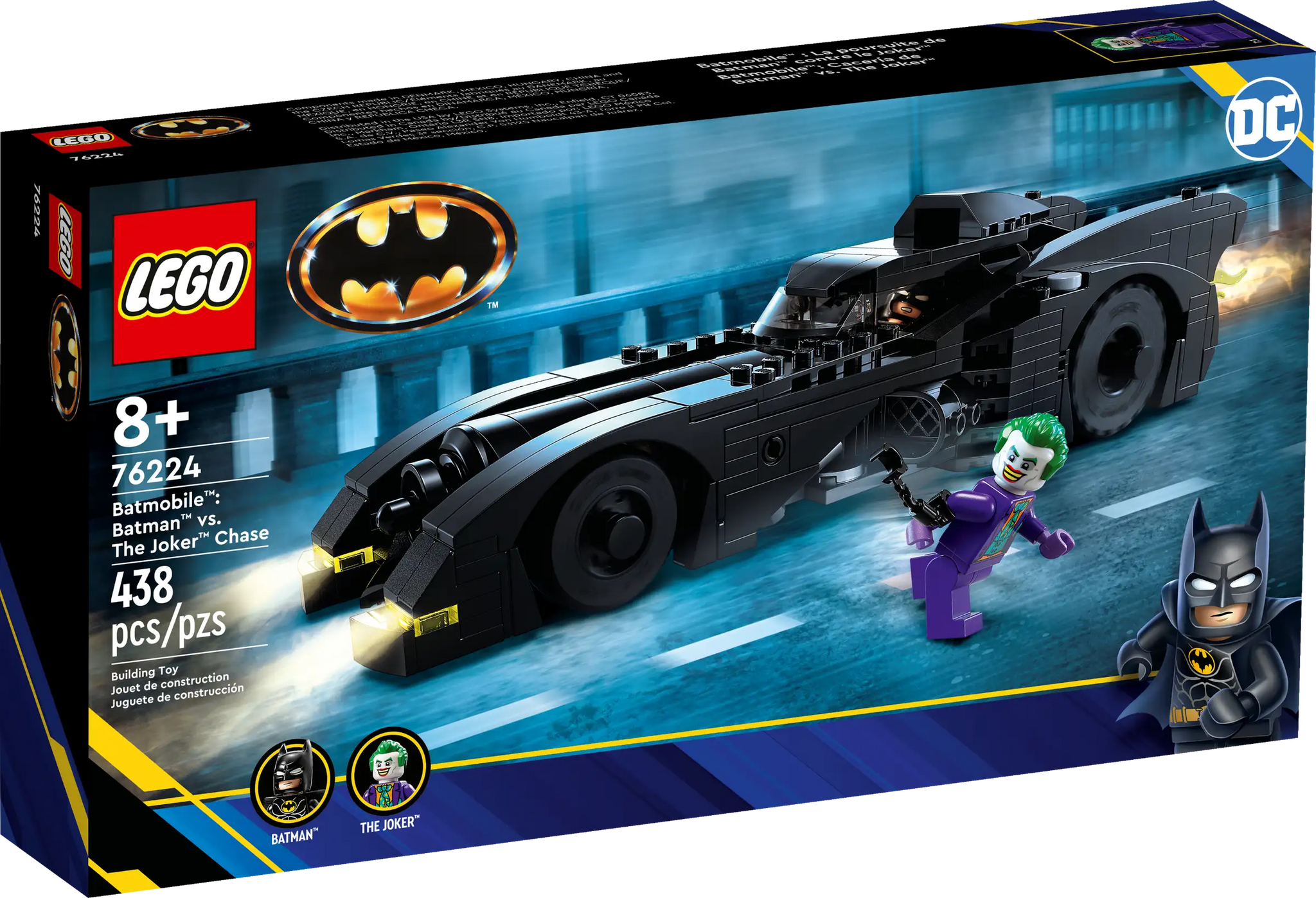 LEGO 76224 Batmobile: Batman vs Joker Chase Set