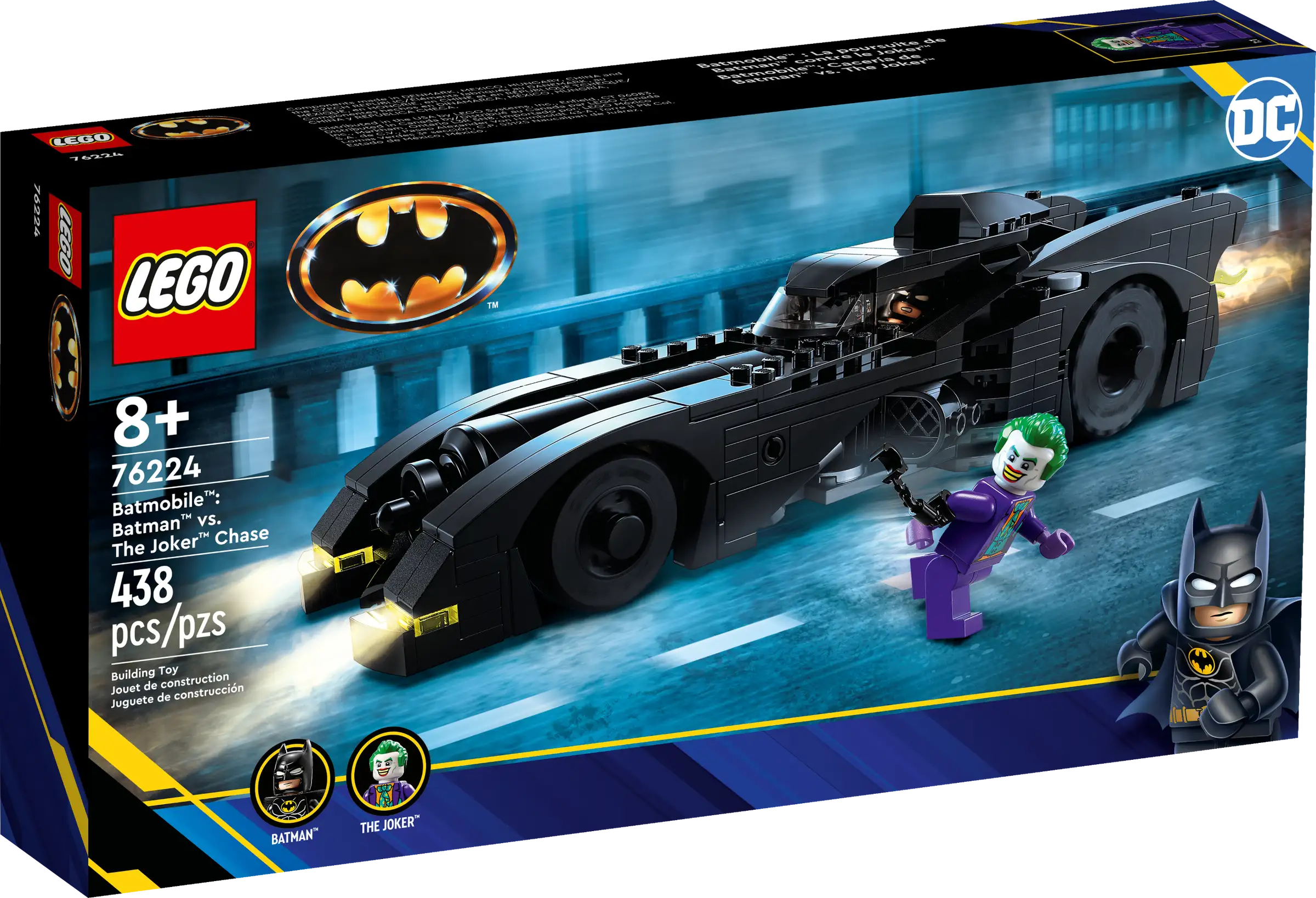 LEGO 76224 Batmobile: Batman vs Joker Chase Set