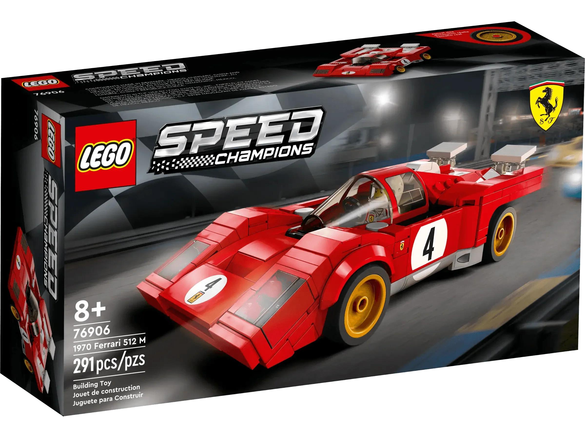 LEGO Speed Champions 1970 Ferrari 512 M Building Set