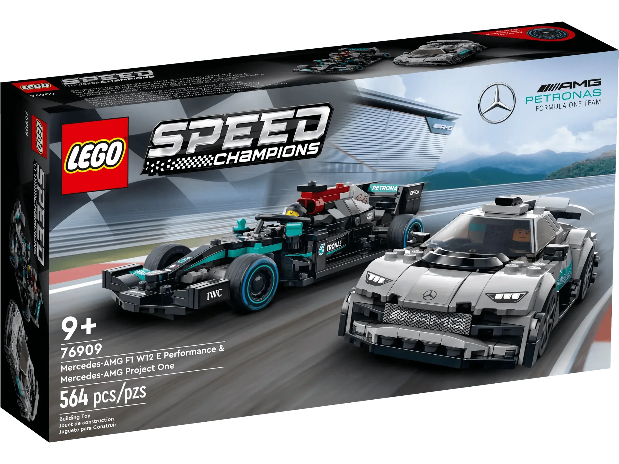 LEGO 76909 Speed Champions Mercedes-AMG F1 & Project One