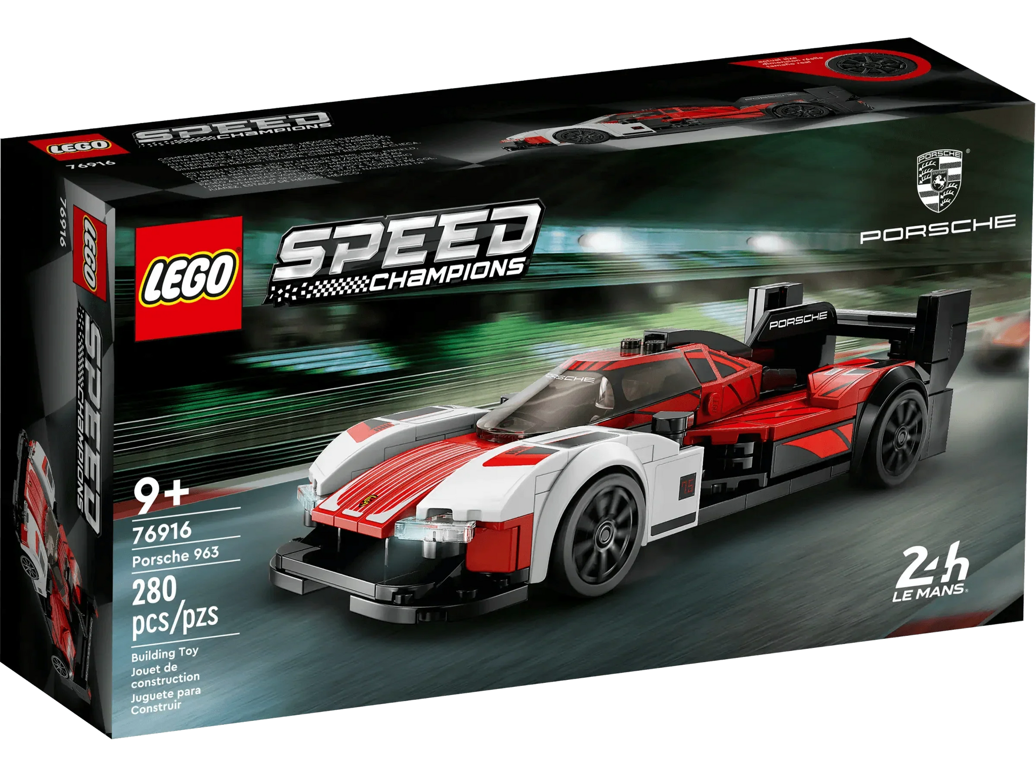 LEGO Speed Champions Porsche 963 Race Car Building Kit