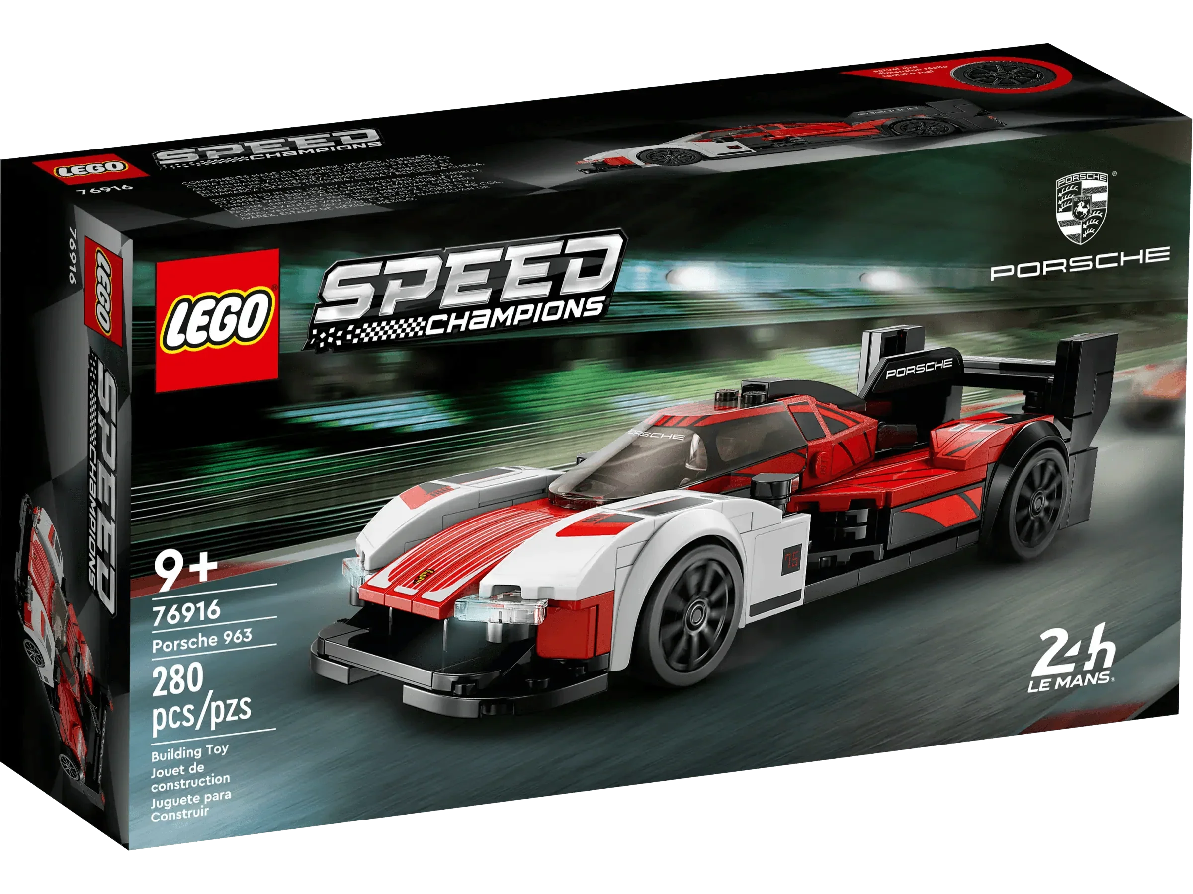 LEGO Speed Champions Porsche 963 Race Car Building Kit