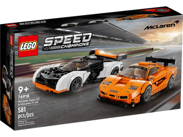 LEGO 76918 Speed Champions McLaren Solus GT & F1 LM Set