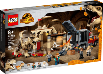 LEGO Jurassic World T. Rex & Atrociraptor Breakout Set 76948