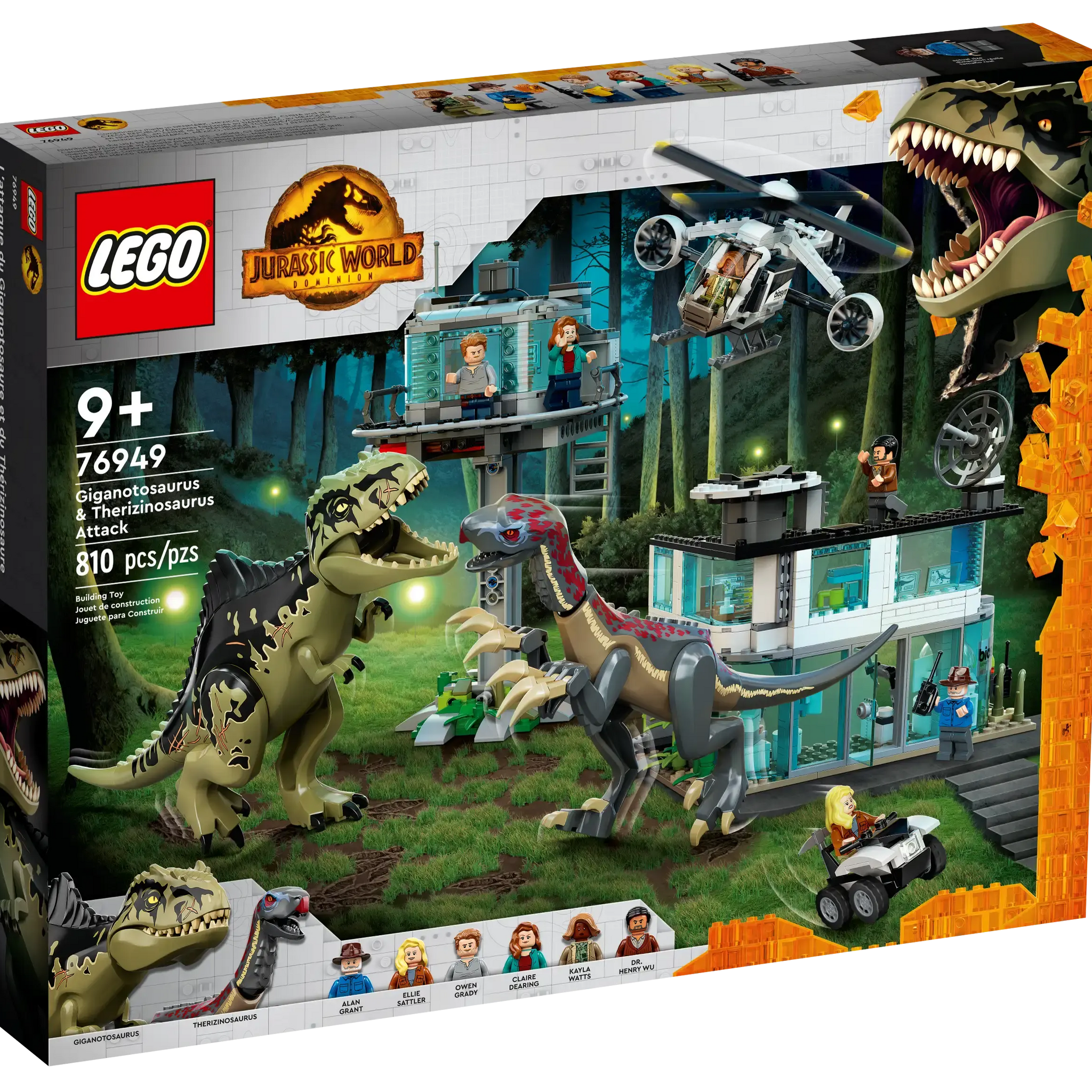 LEGO Jurassic World Giganotosaurus & Therizinosaurus Attack Set