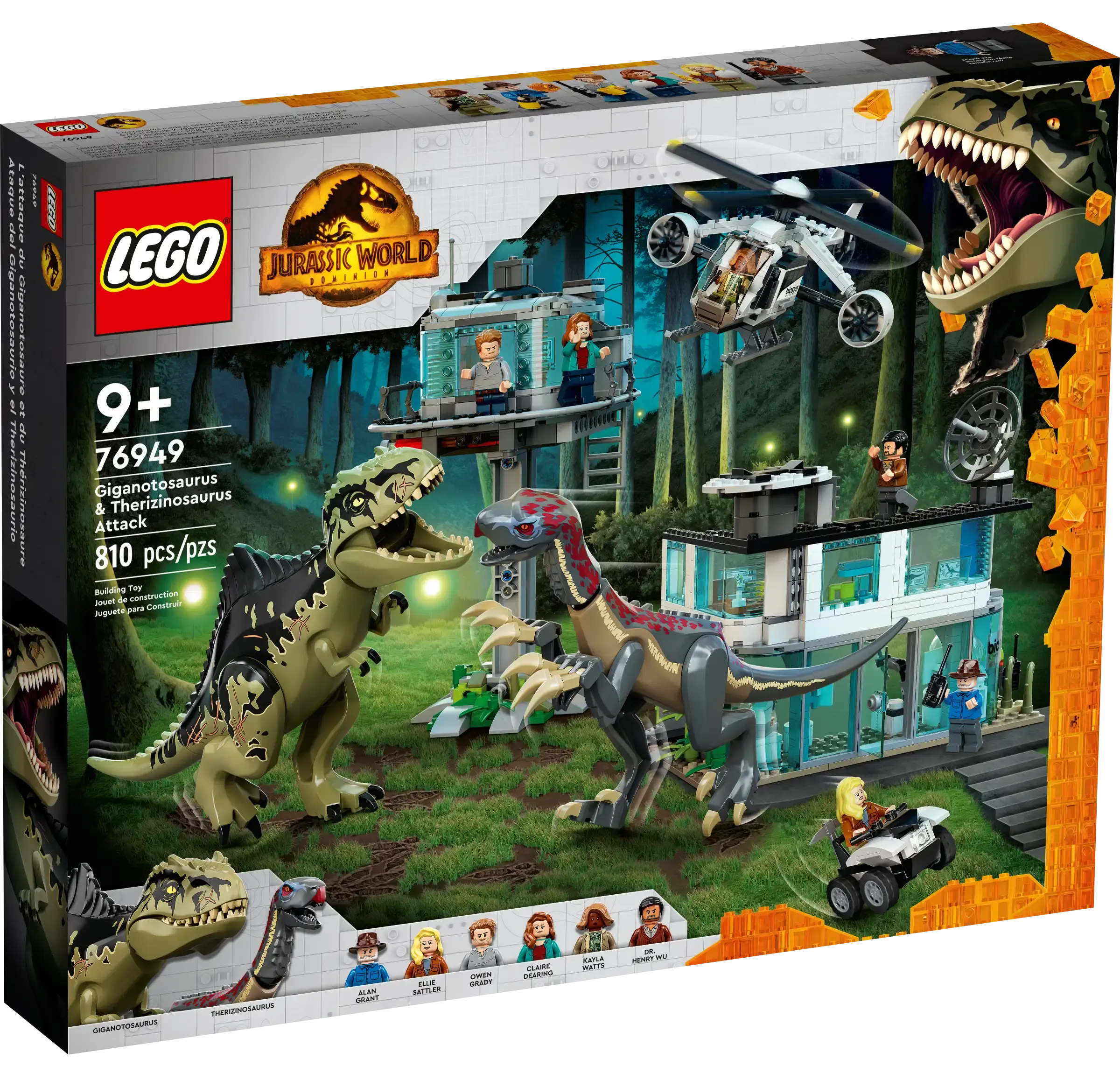 LEGO Jurassic World Giganotosaurus & Therizinosaurus Attack Set