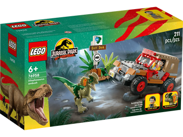 LEGO Jurassic World Dilophosaurus Ambush Building Set 76958