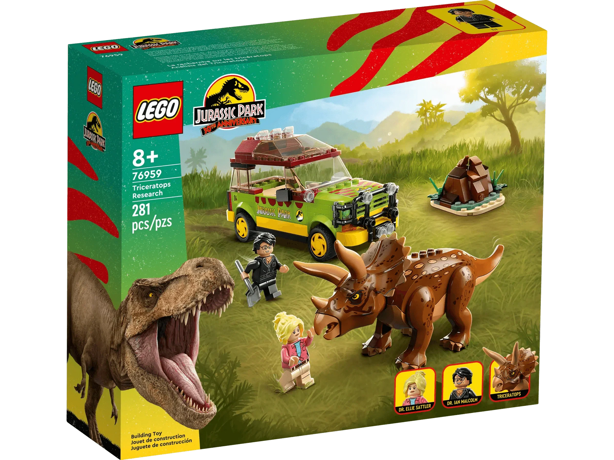 LEGO Jurassic World Triceratops Research Playset 76959