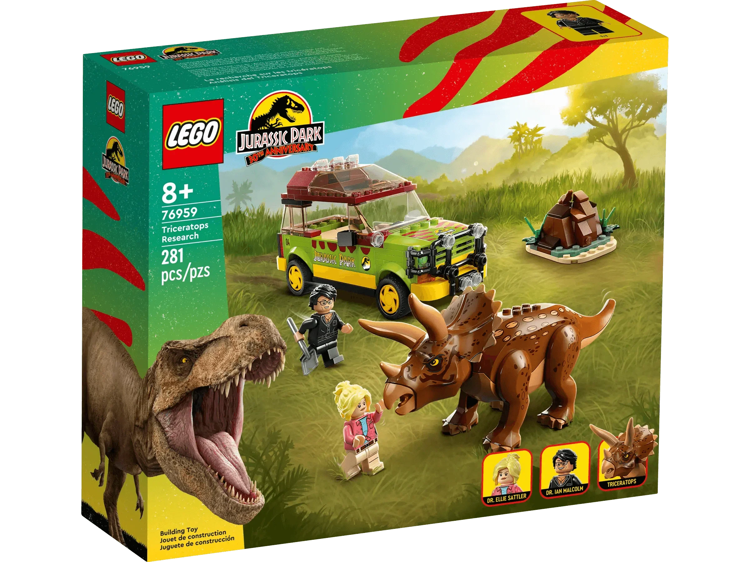LEGO Jurassic World Triceratops Research Playset 76959