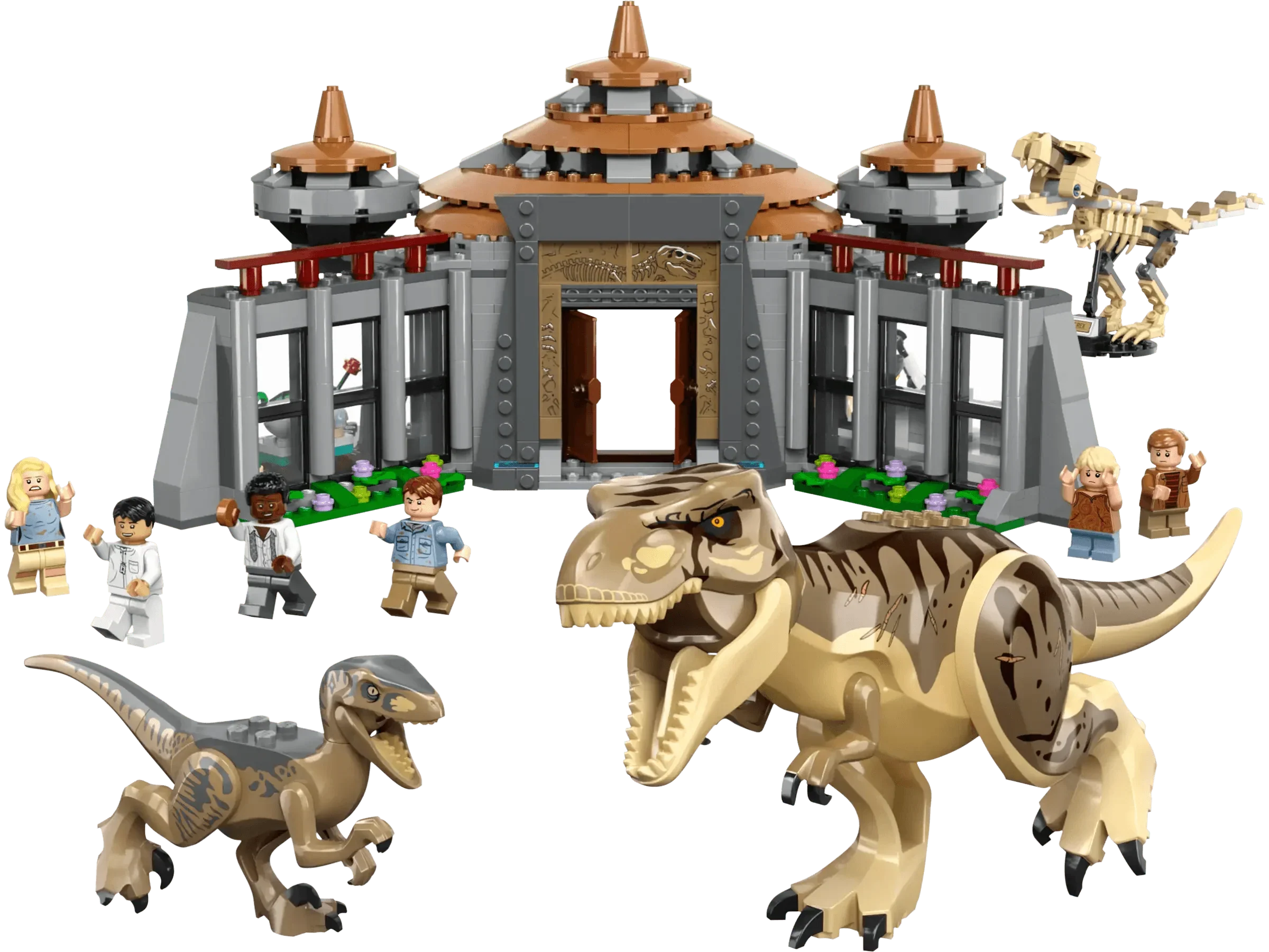 LEGO 76961 Jurassic Park Visitor Center T. Rex & Raptor Set