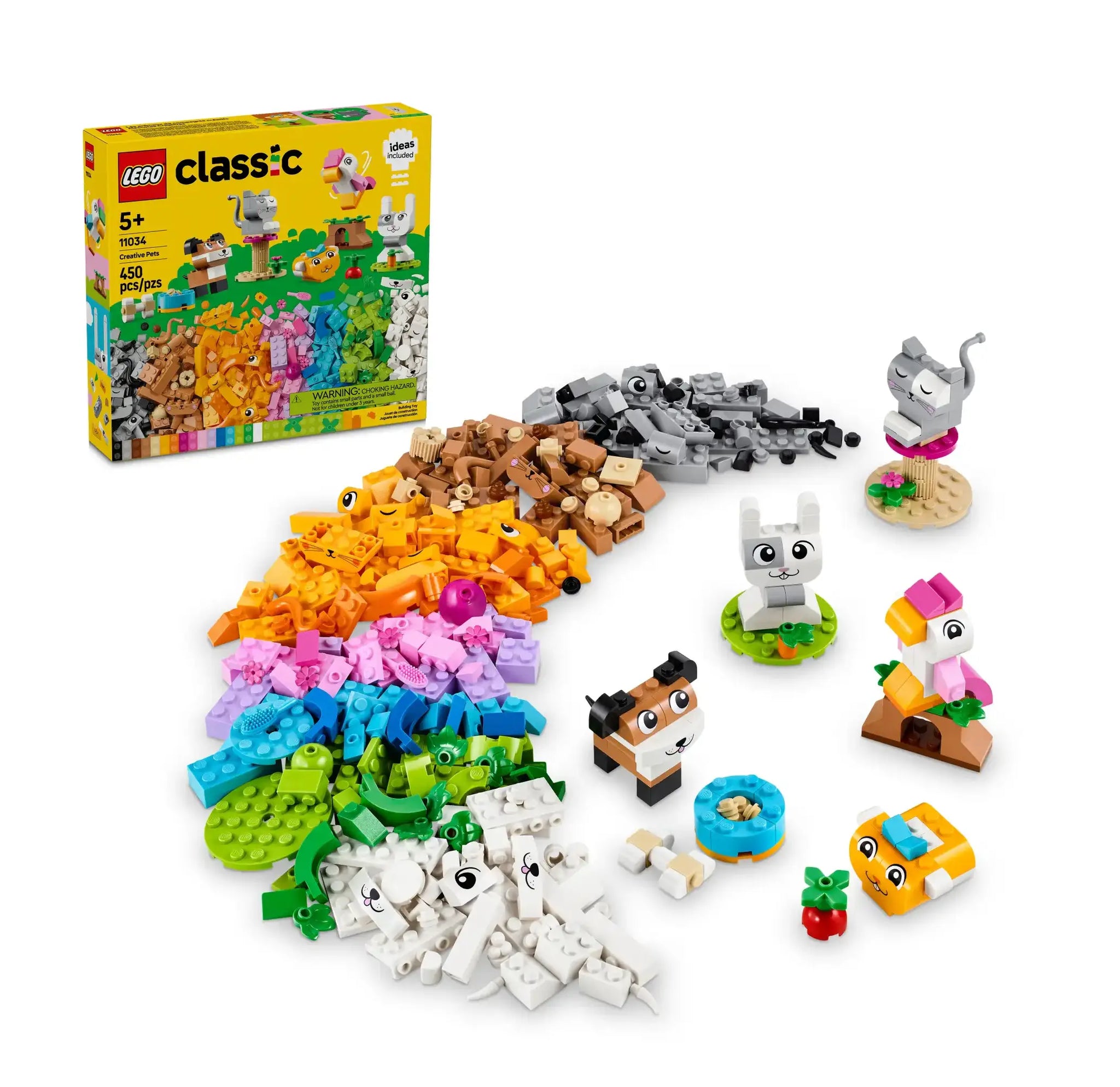 LEGO Classic 11034 Creative Animals Building Set for Kids