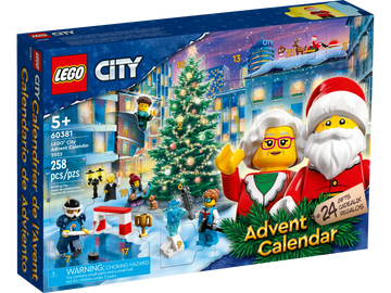 LEGO CITY 60381 Advent Calendar with Mini Builds & Playmat