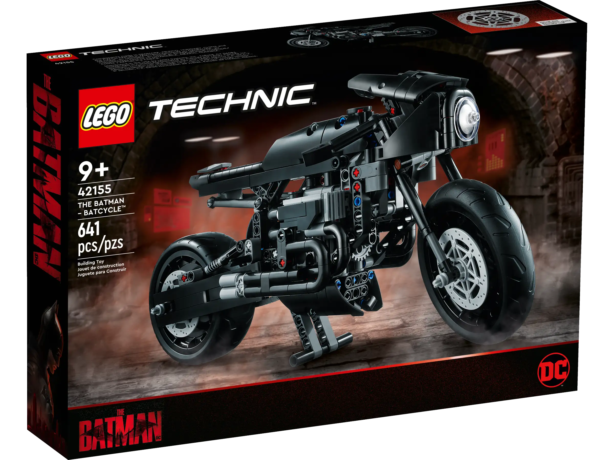 LEGO Technic 42155 Batman Batcycle Motorcycle for Ages 9+