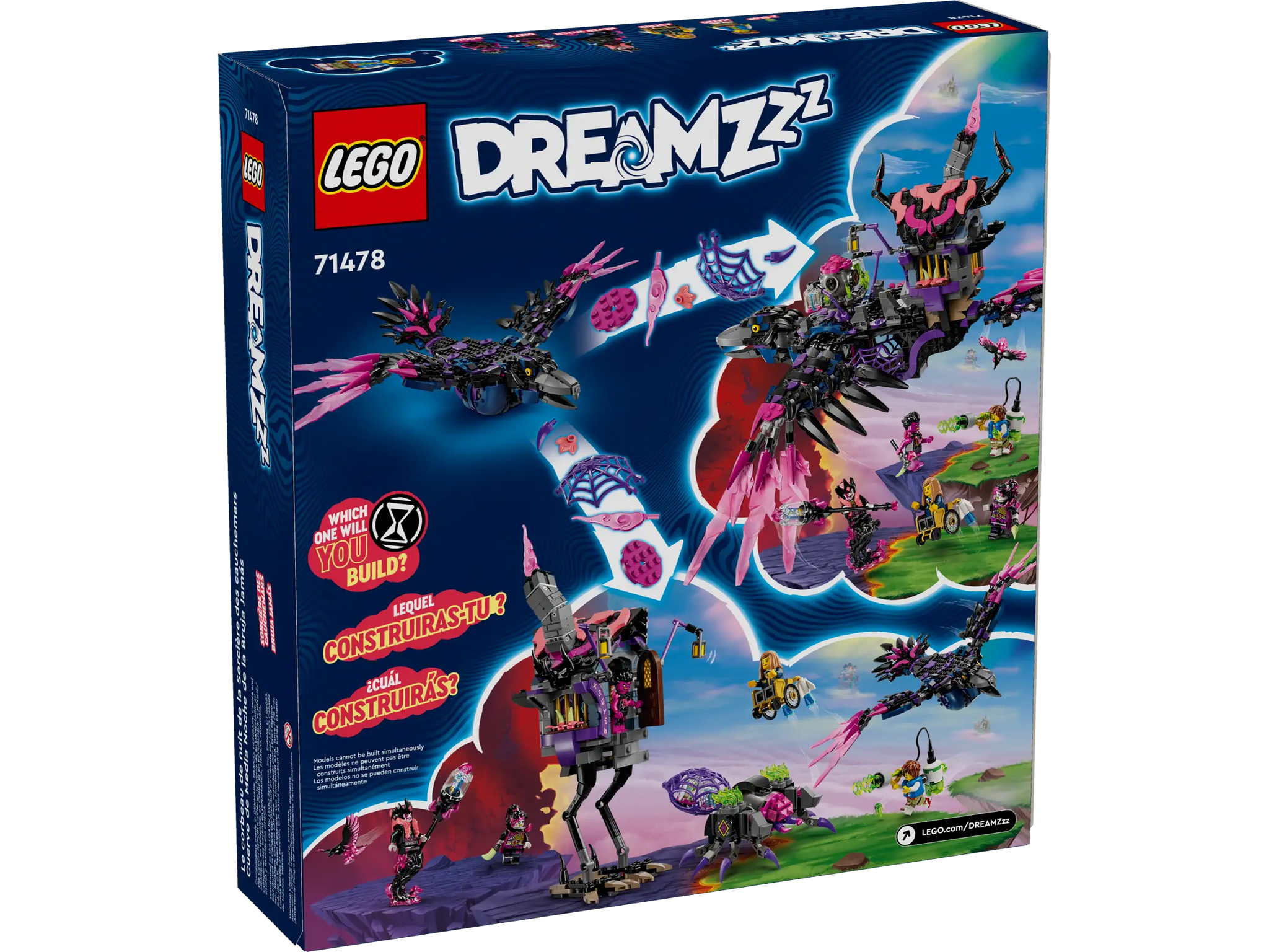 LEGO DREAMZZZ 71478 The Never Witch's Midnight Raven Set