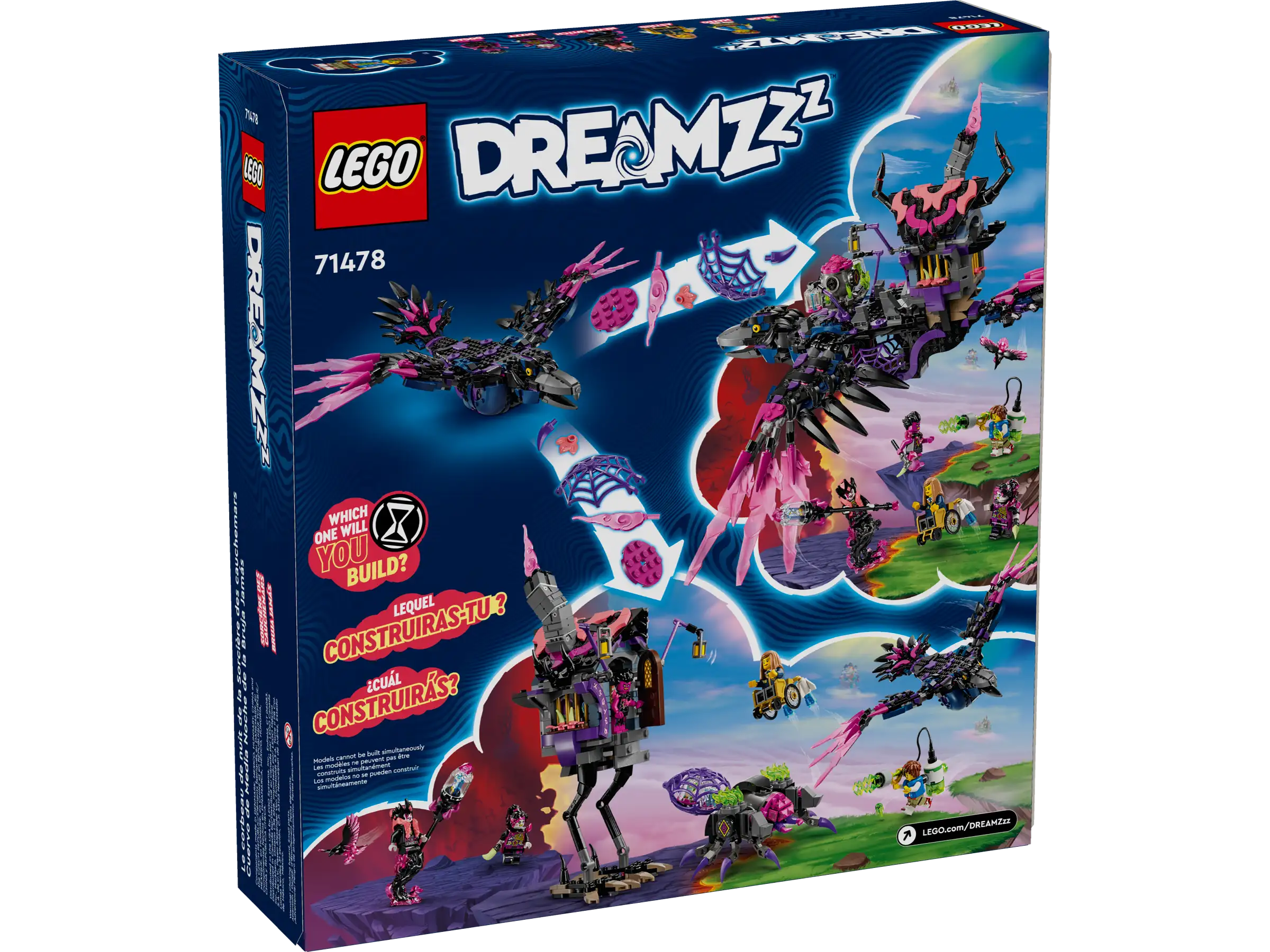 LEGO DREAMZZZ 71478 The Never Witch's Midnight Raven Set