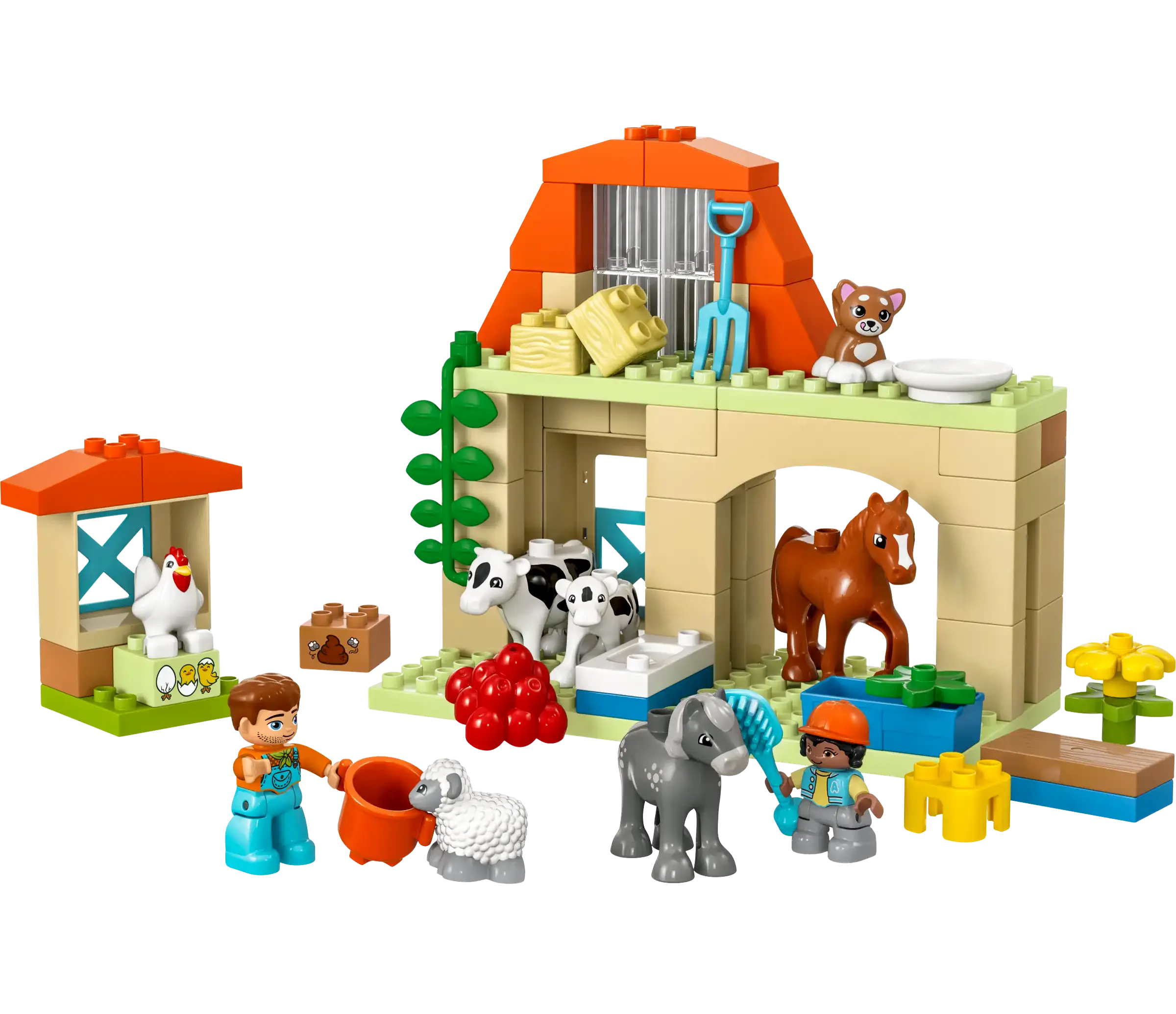 LEGO DUPLO 10416 Animal Care Farm Playset for Toddlers