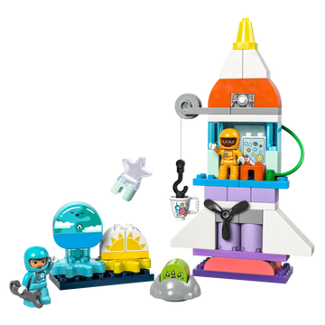 LEGO DUPLO 10422 3-in-1 Space Shuttle with Astronauts
