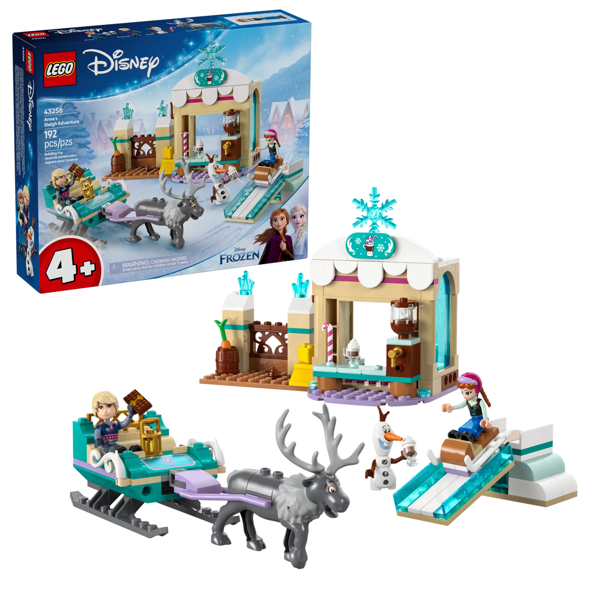 LEGO Disney Frozen Anna's Sleigh Adventure Building Set 43256