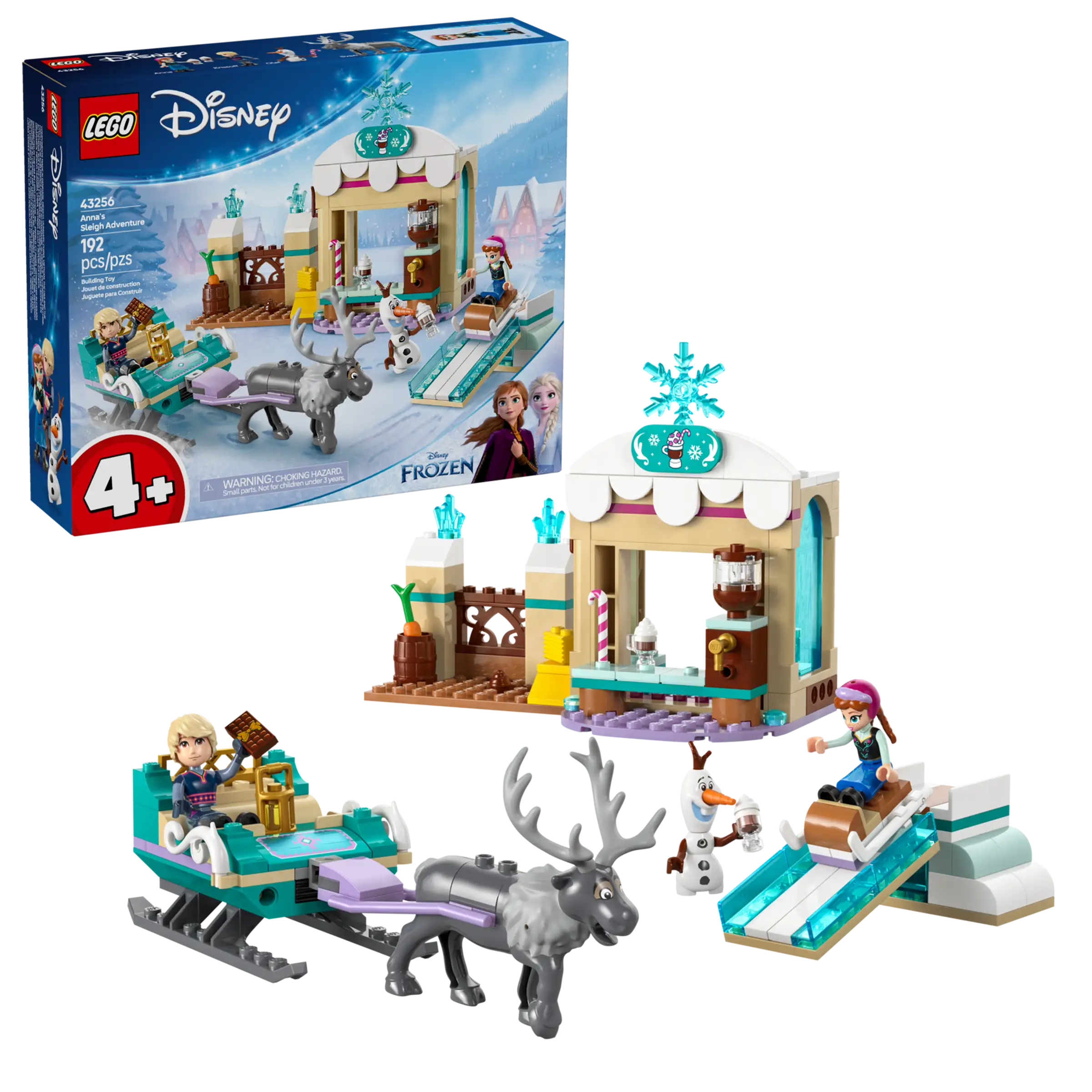 LEGO Disney Frozen Anna's Sleigh Adventure Building Set 43256