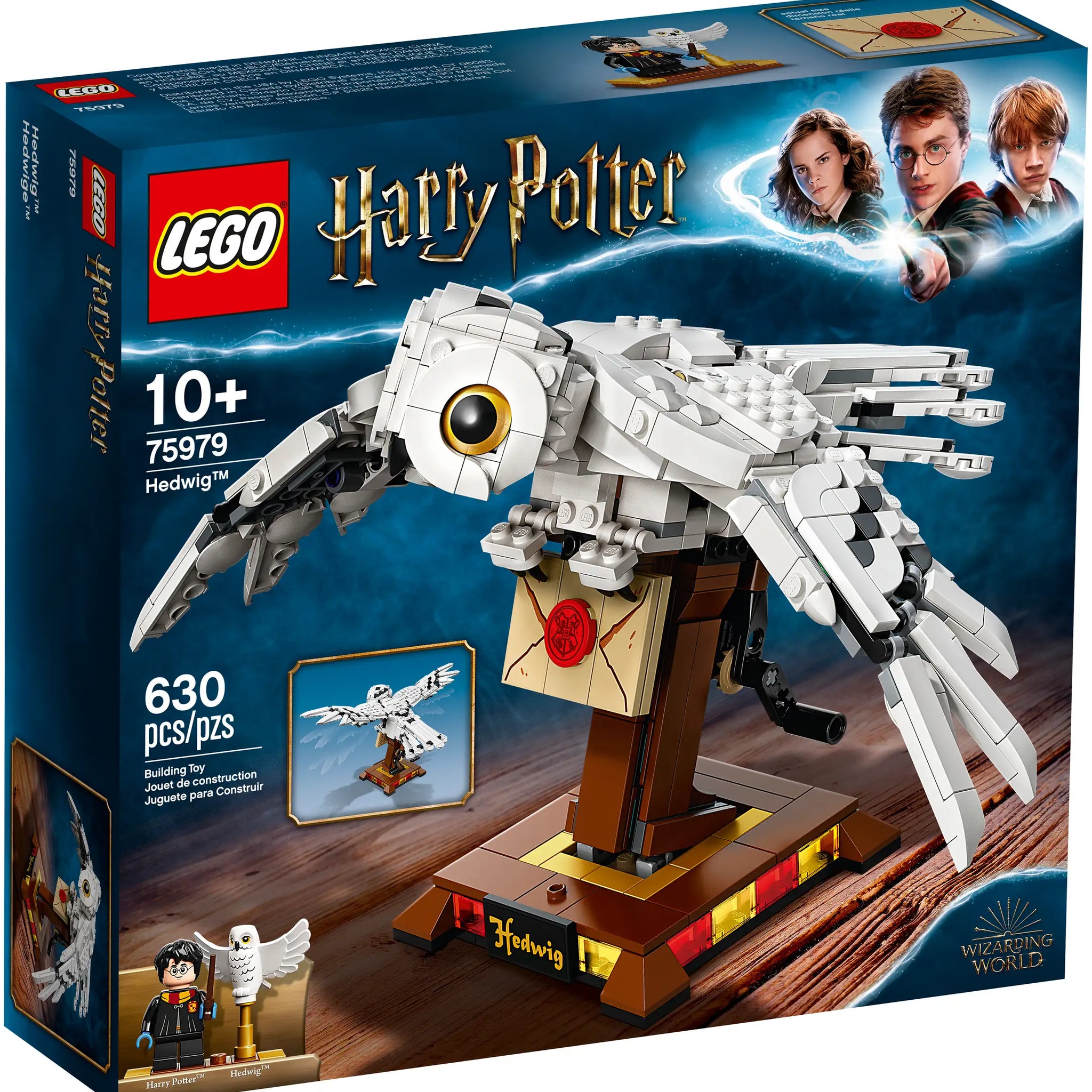 LEGO Harry Potter 75979 Hedwig™ Owl Model with Moving Wings