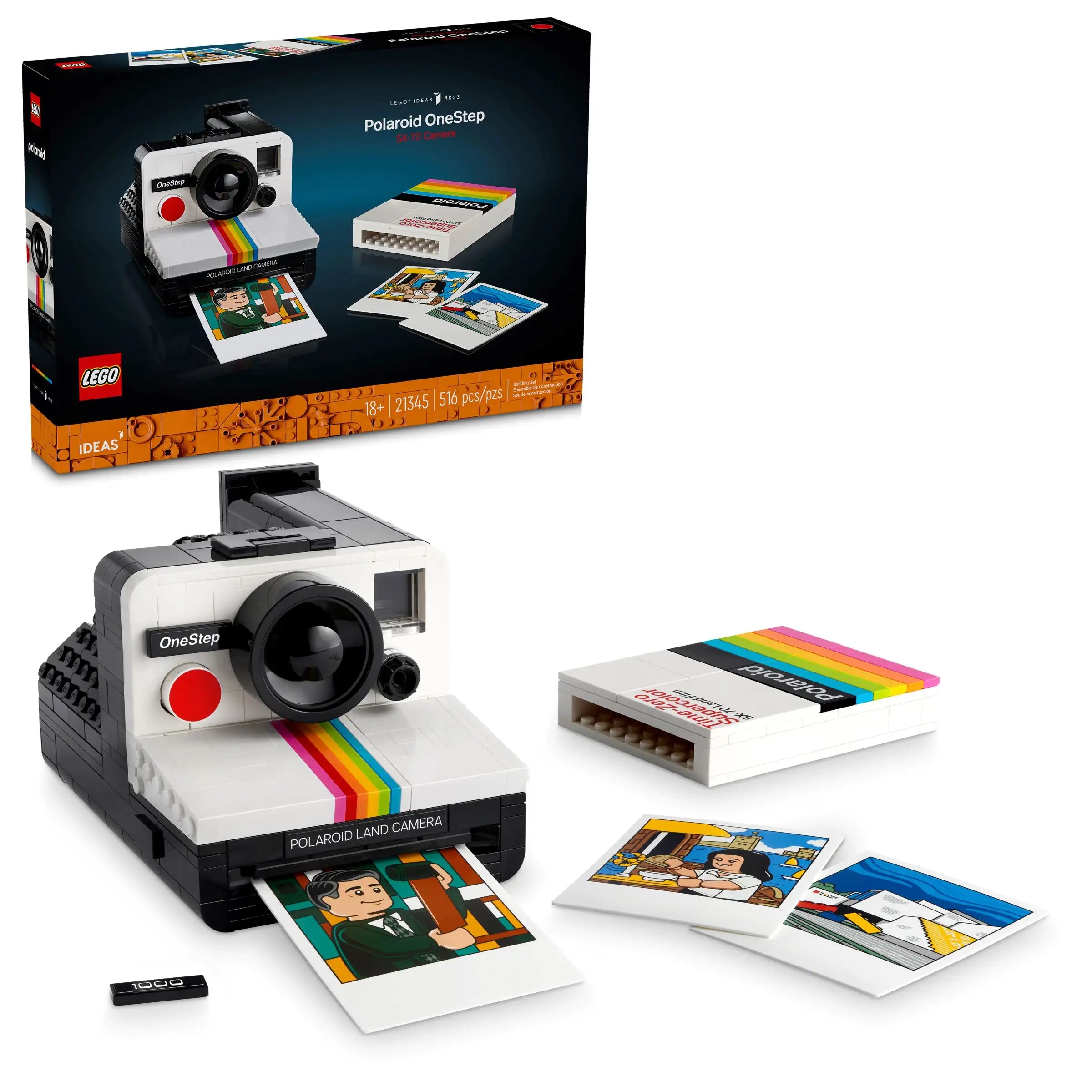 LEGO IDEAS 21345 Polaroid OneStep SX-70 Camera Kit