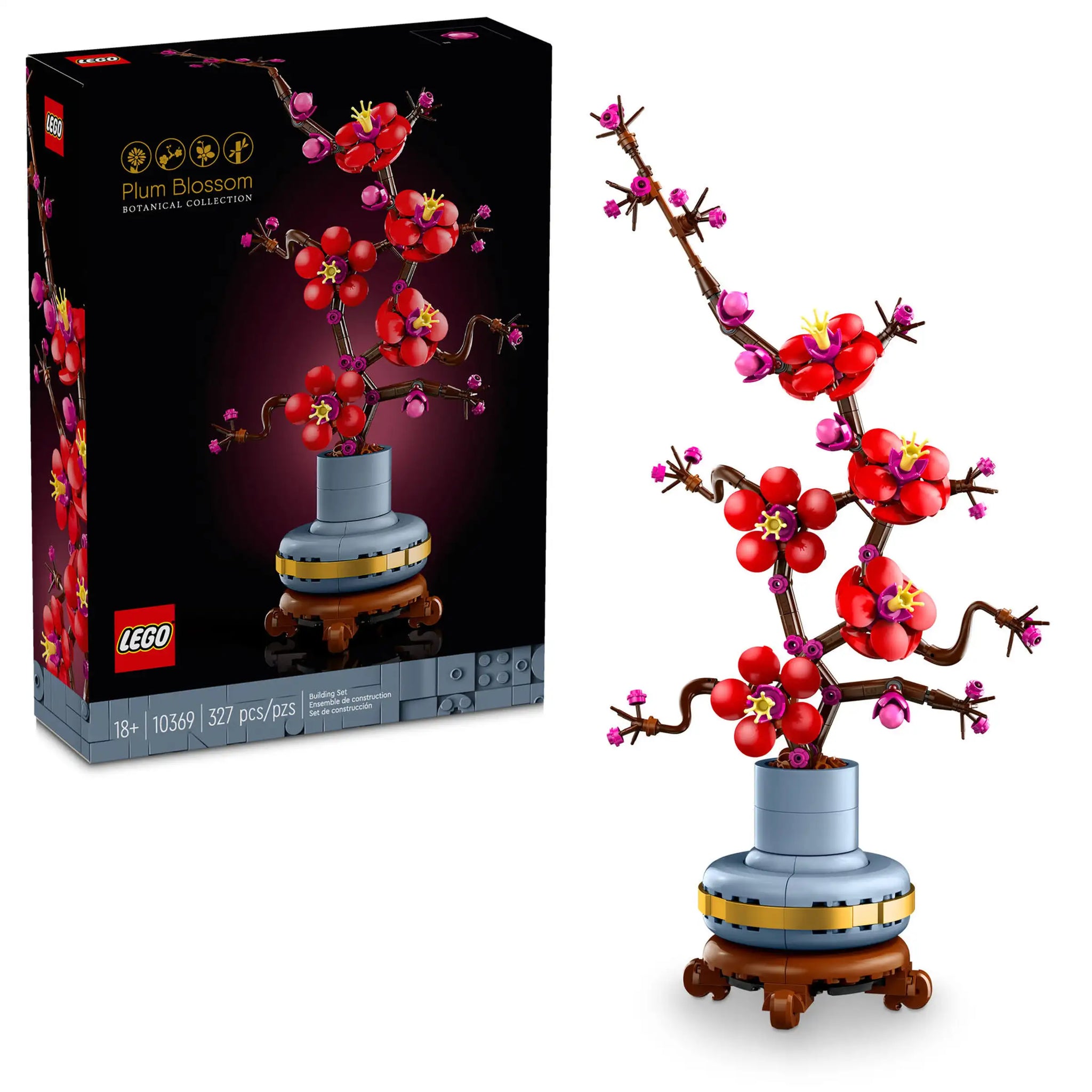 LEGO Icons 10369 Plum Blossom Flower Decor Set
