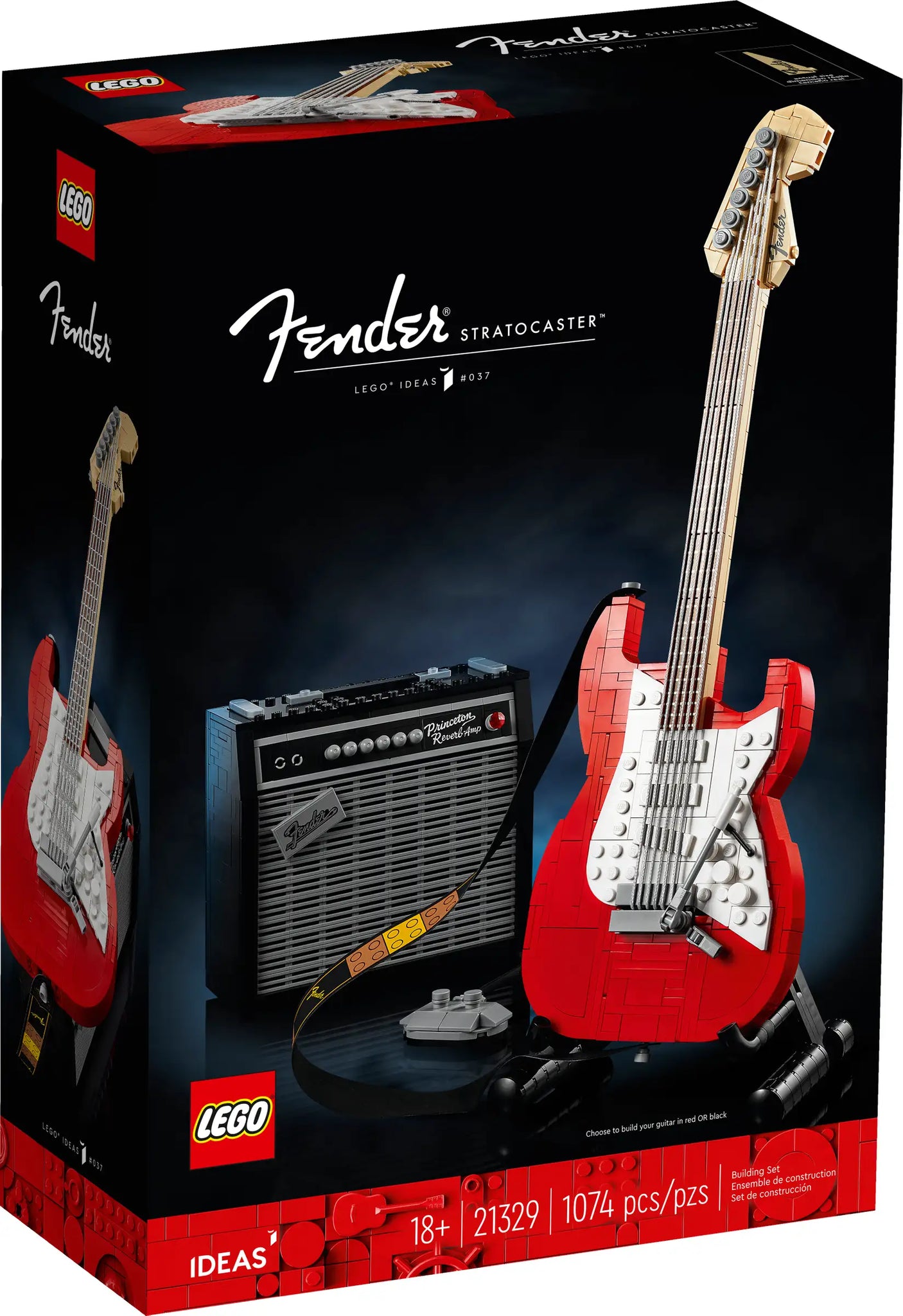 LEGO IDEAS 21329 Fender Stratocaster Guitar & Amplifier Set