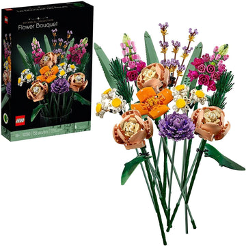 LEGO Flower Bouquet 10280 Building Kit - Customizable Floral Display
