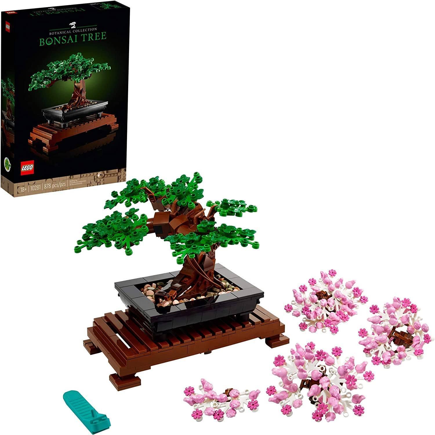LEGO 10281 Bonsai Tree Building Kit with Interchangeable Leaves
