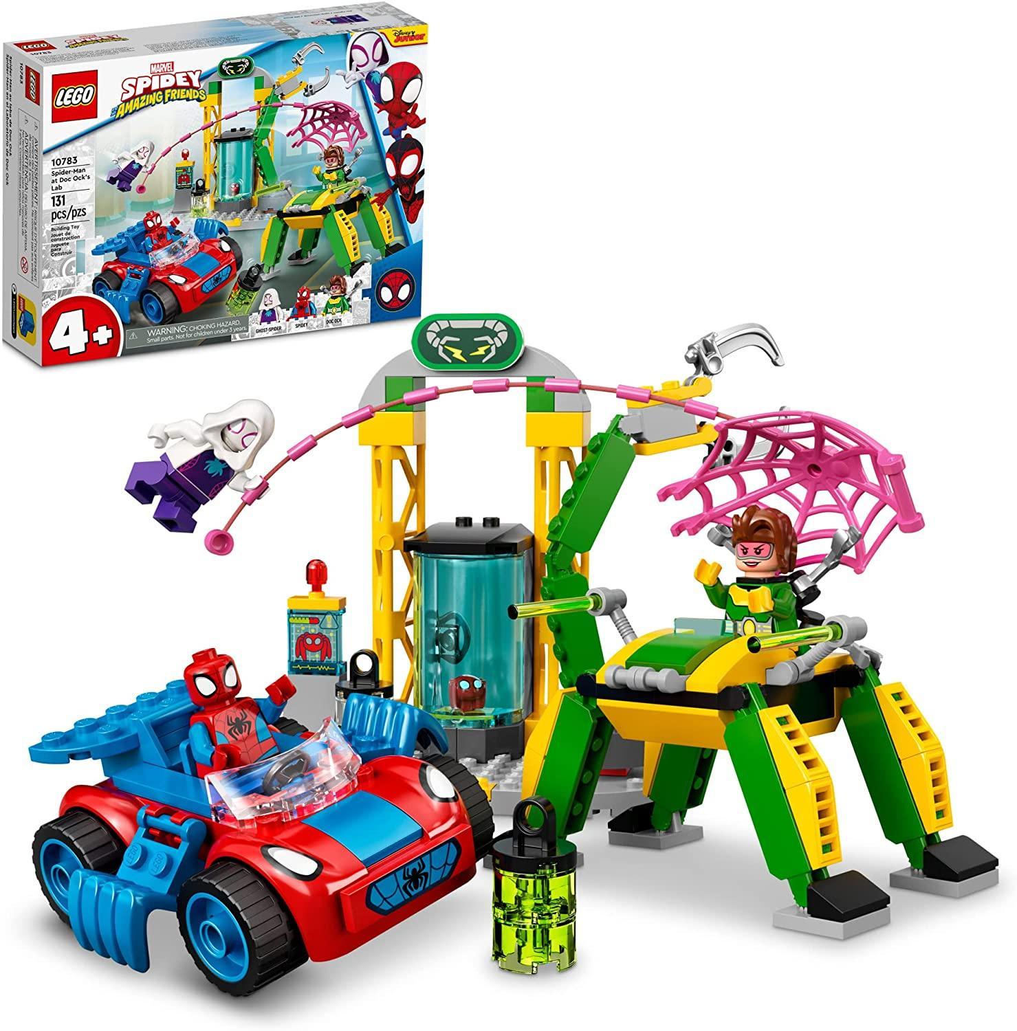LEGO Marvel Spider-Man at Doc Ock’s Lab Playset 10783