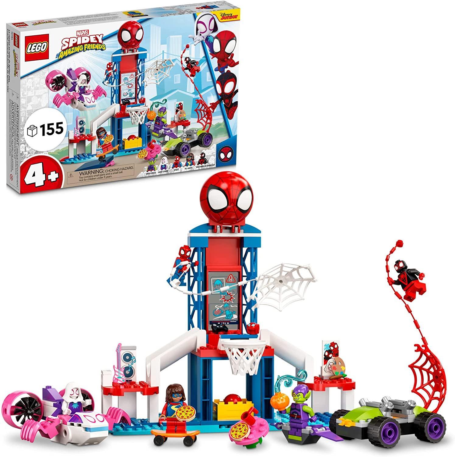 LEGO 10784 Marvel Spider-Man Webquarters Hangout for Kids 4+