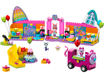 LEGO Gabby's Dollhouse Party Room Playset for Kids 4+