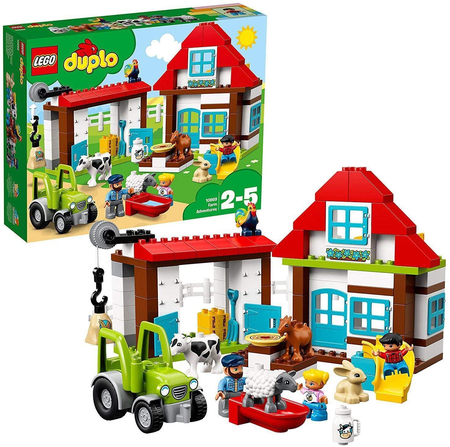 LEGO DUPLO Town Farm Adventures Set with Tractor & Animals