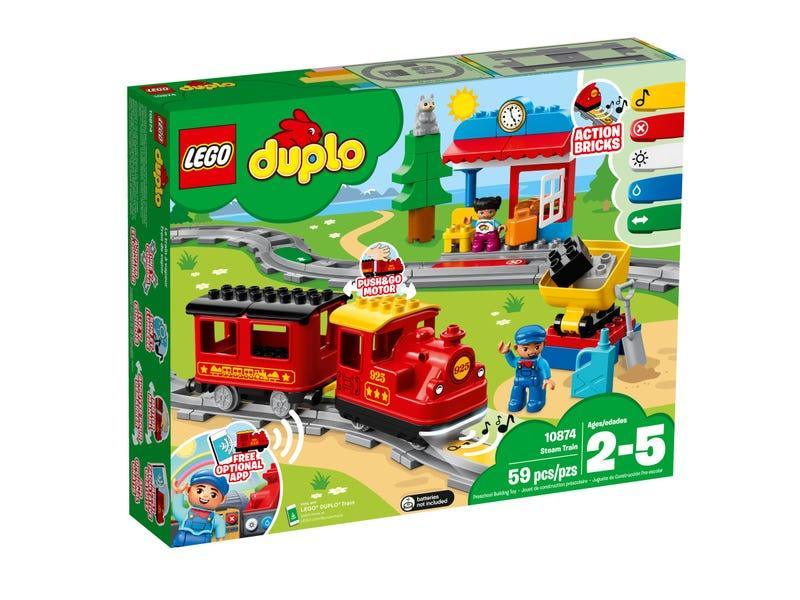 LEGO DUPLO 10874 Steam Train with Push & Go Motor