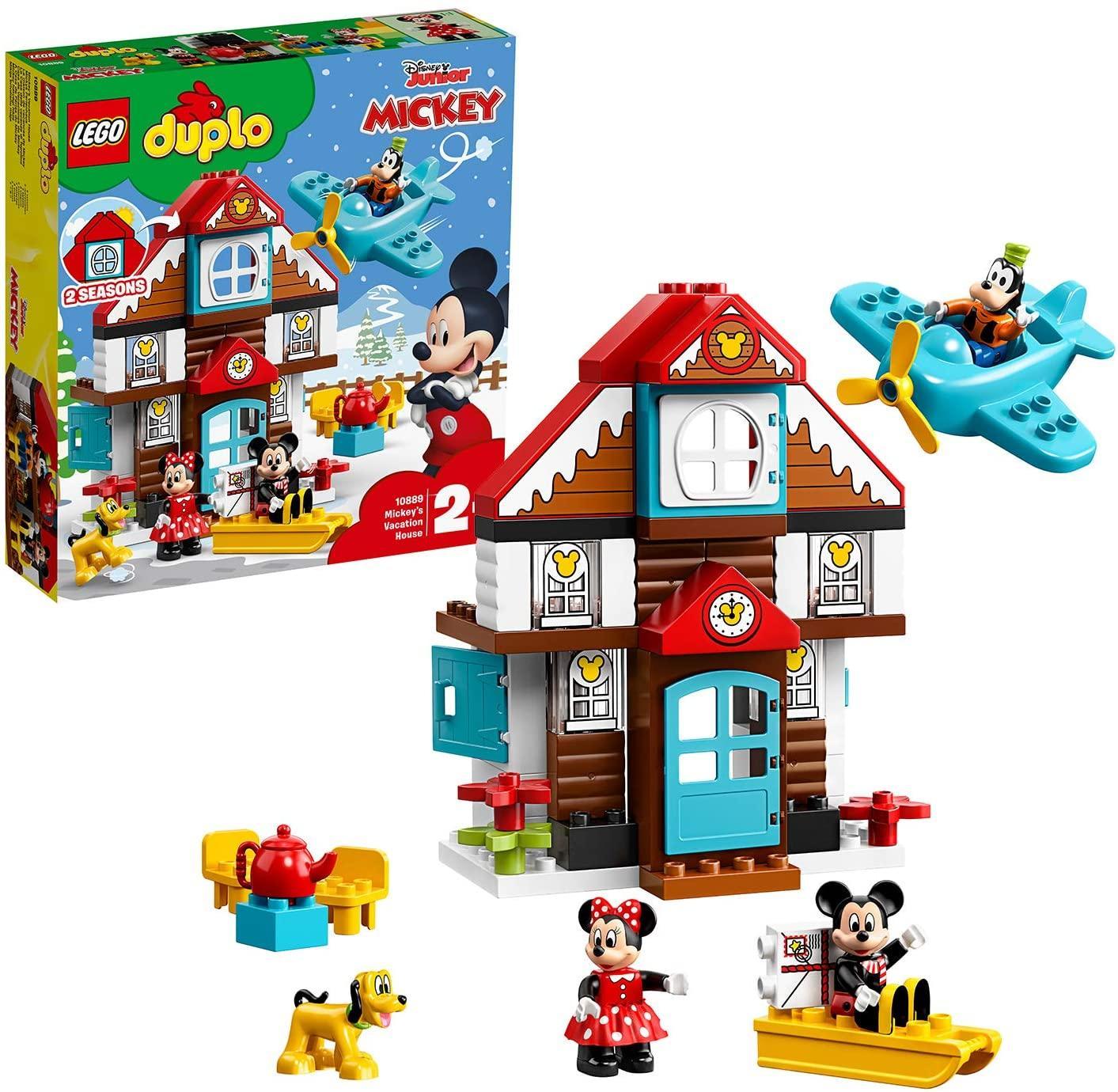 LEGO DUPLO Disney Mickey’s Vacation House with 4 Figures