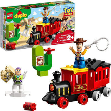 LEGO DUPLO Toy Story Train Set with Woody & Buzz